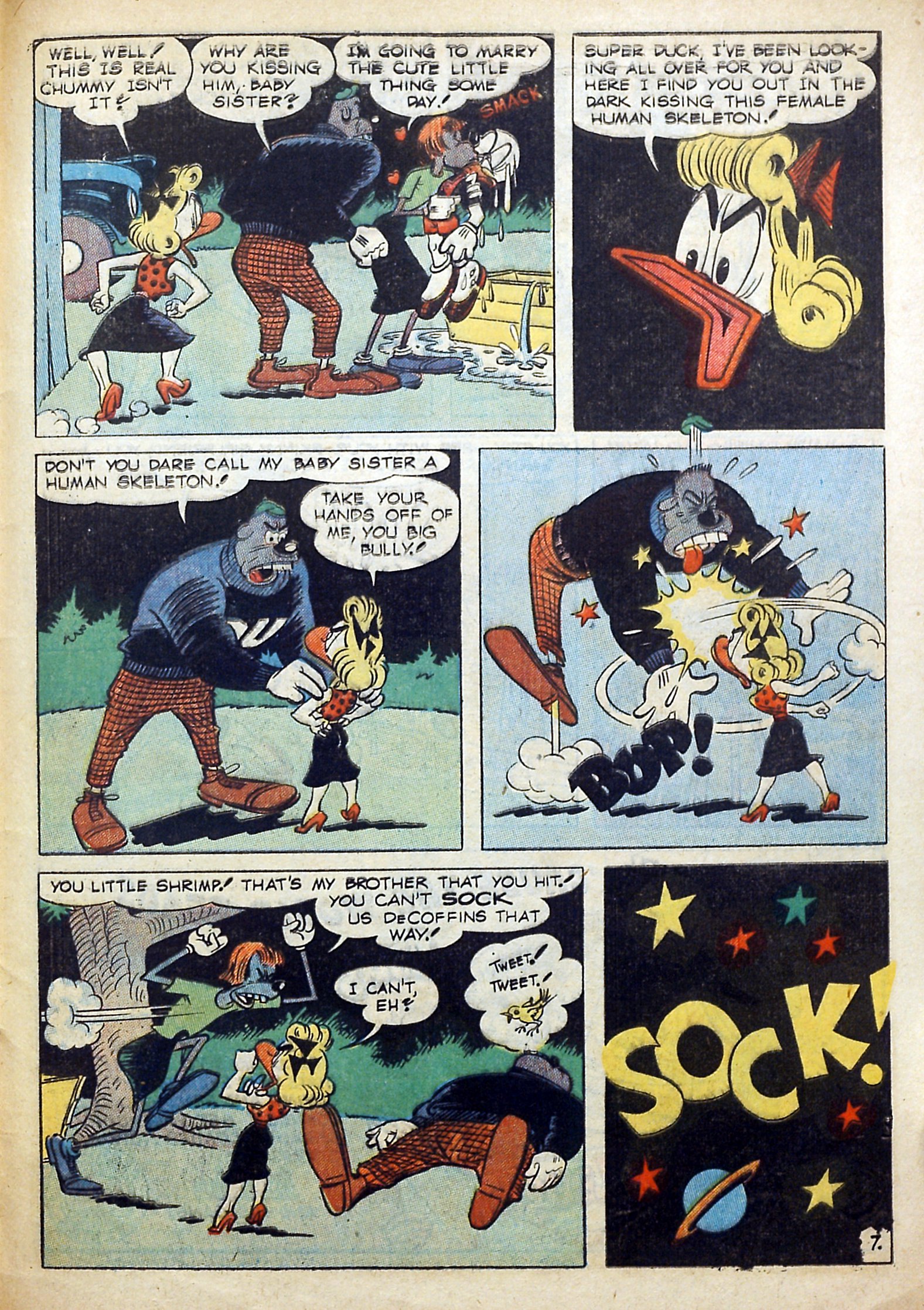 Read online Super Duck Comics comic -  Issue #41 - 47