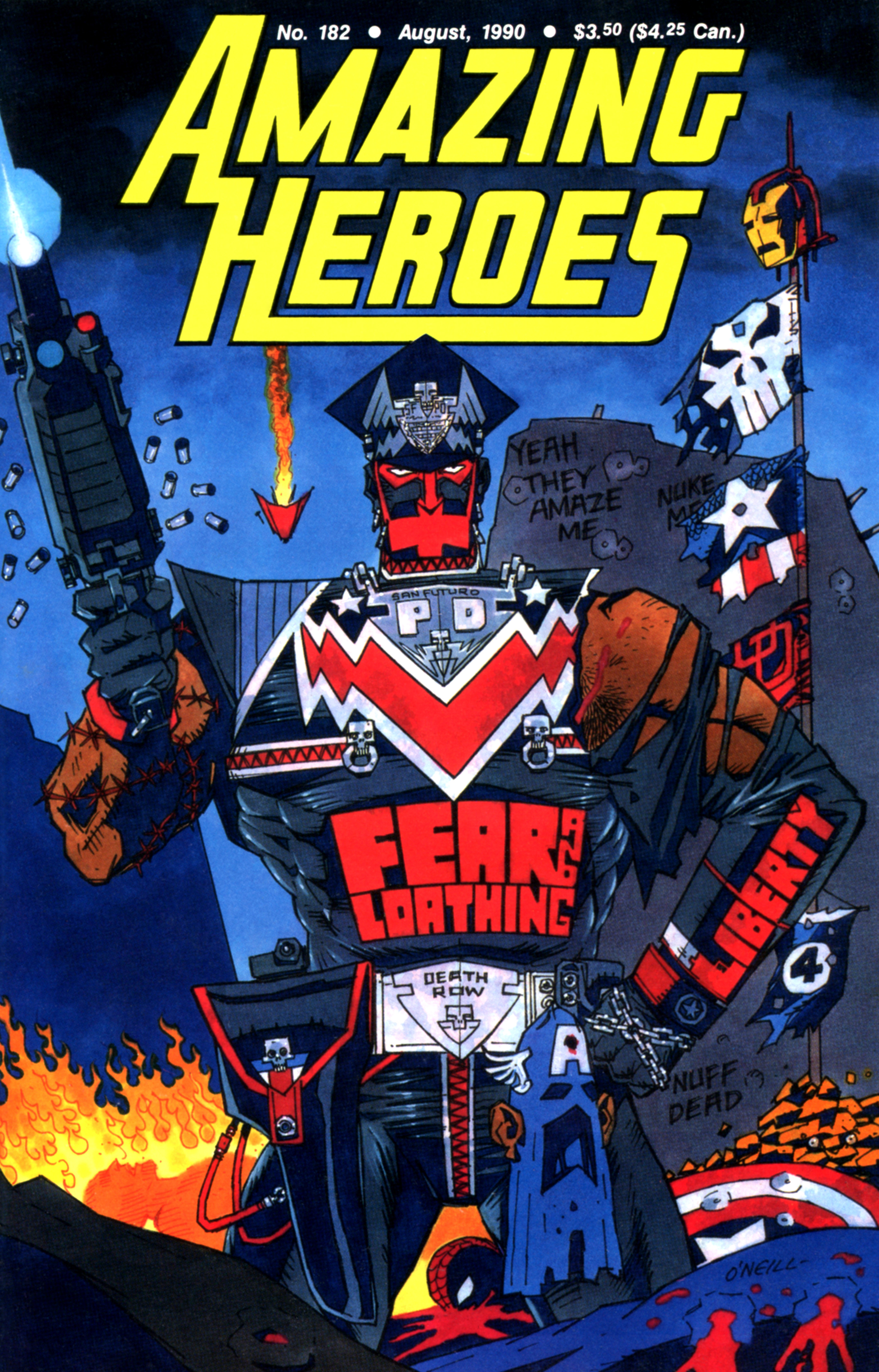 Read online Amazing Heroes comic -  Issue #182 - 1