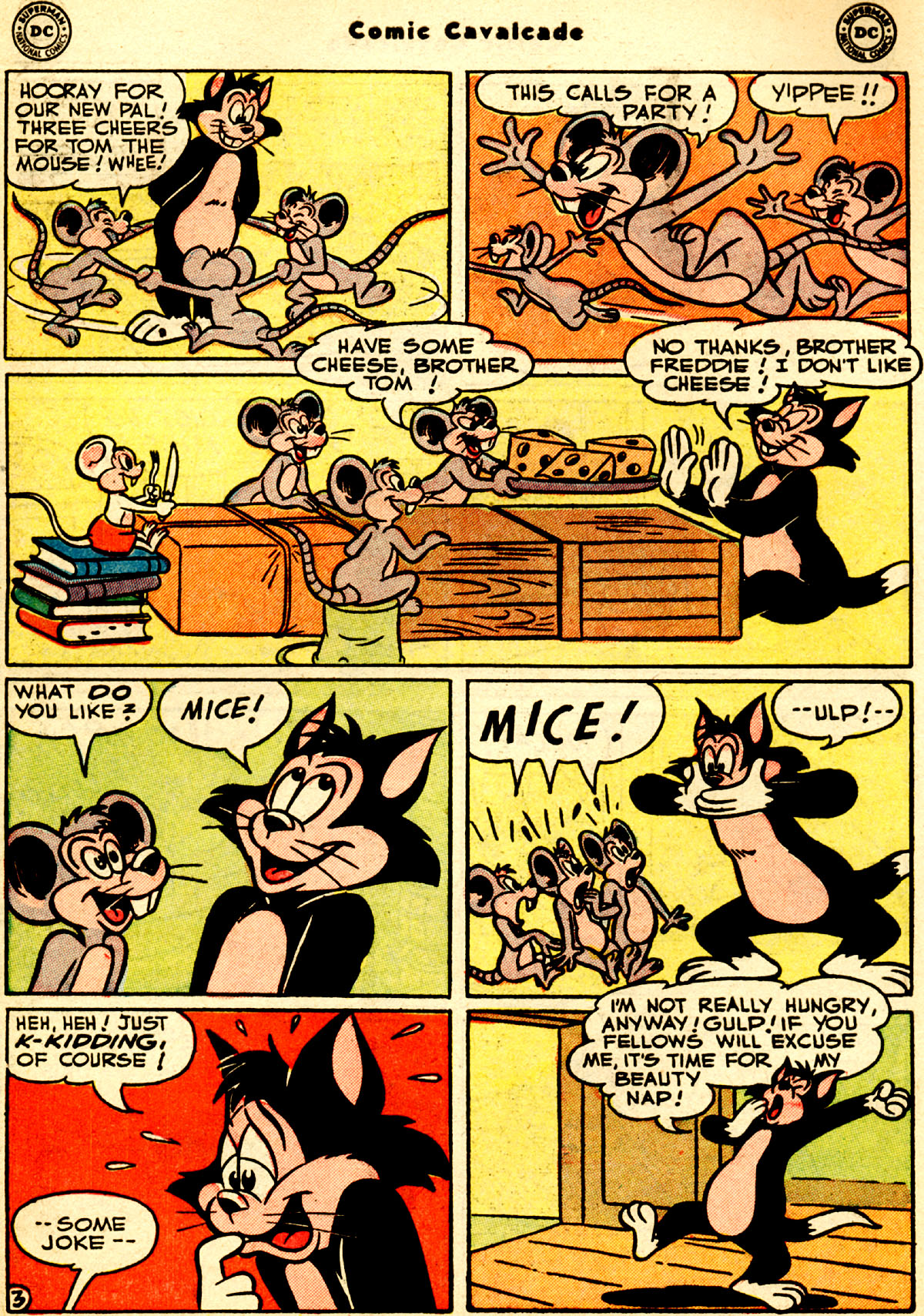 Read online Comic Cavalcade comic -  Issue #50 - 10