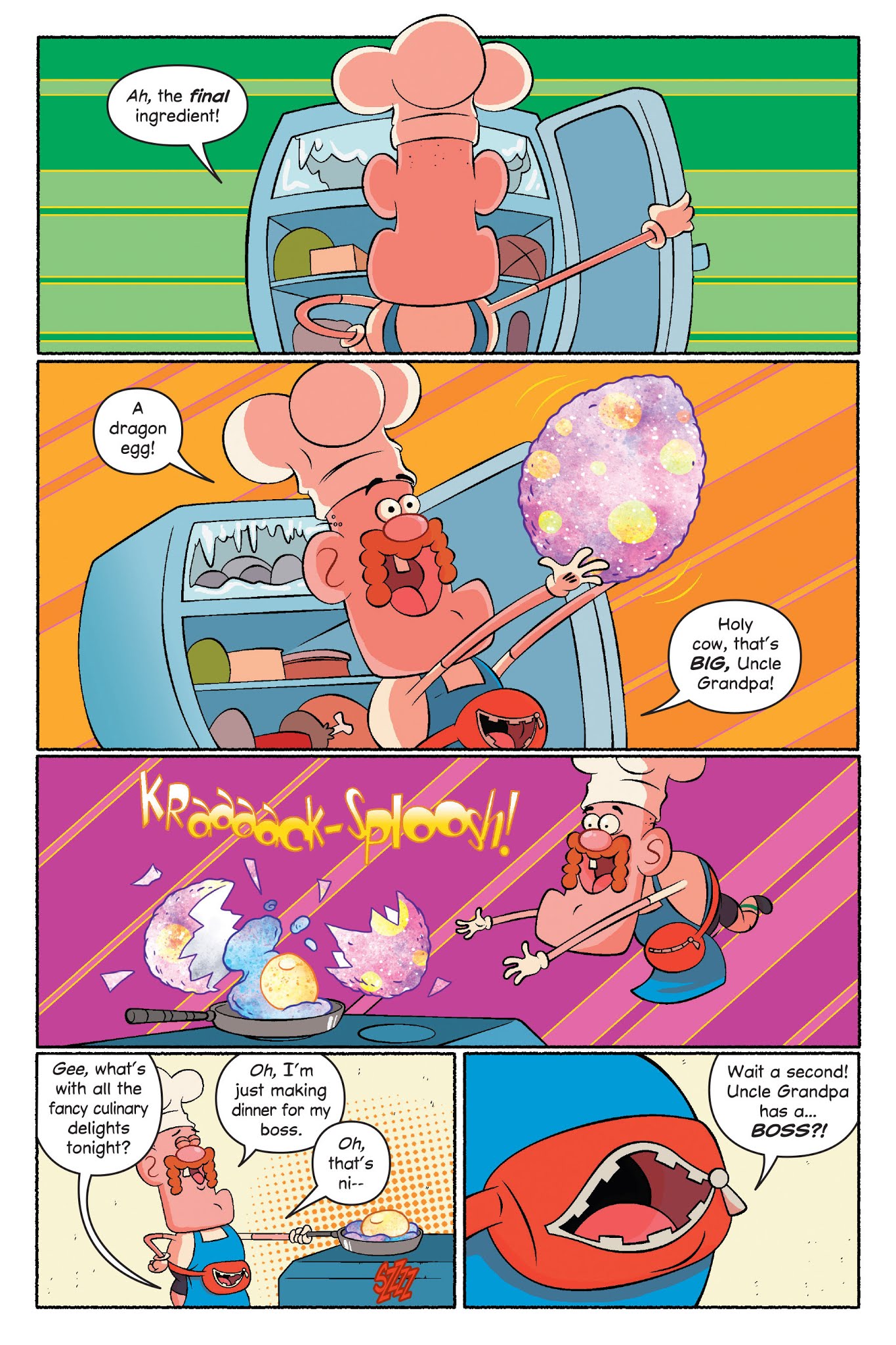 Read online Uncle Grandpa and the Time Casserole comic -  Issue # TPB - 7