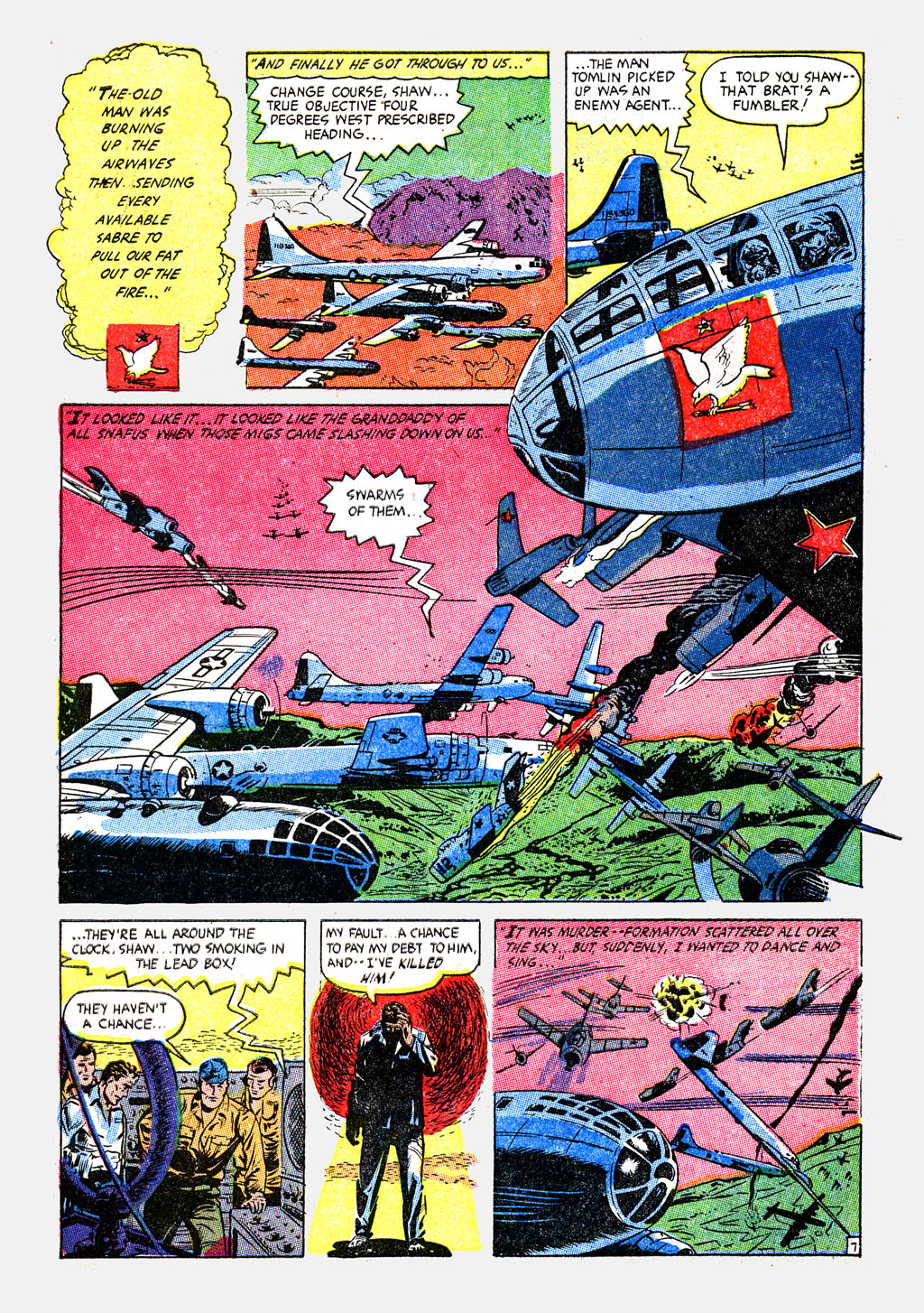 Read online War Birds (1952) comic -  Issue #3 - 10