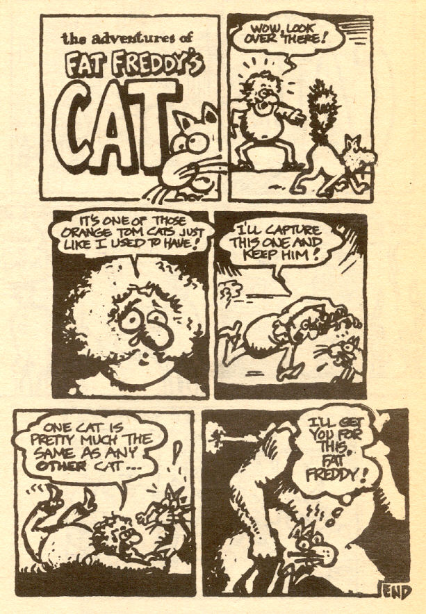 Read online Adventures of Fat Freddy's Cat comic -  Issue #1 - 50