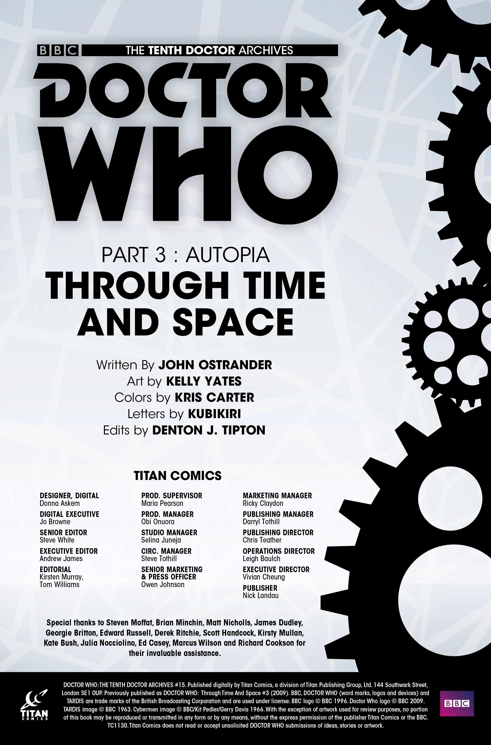 Read online Doctor Who: The Tenth Doctor Archives comic -  Issue #15 - 2