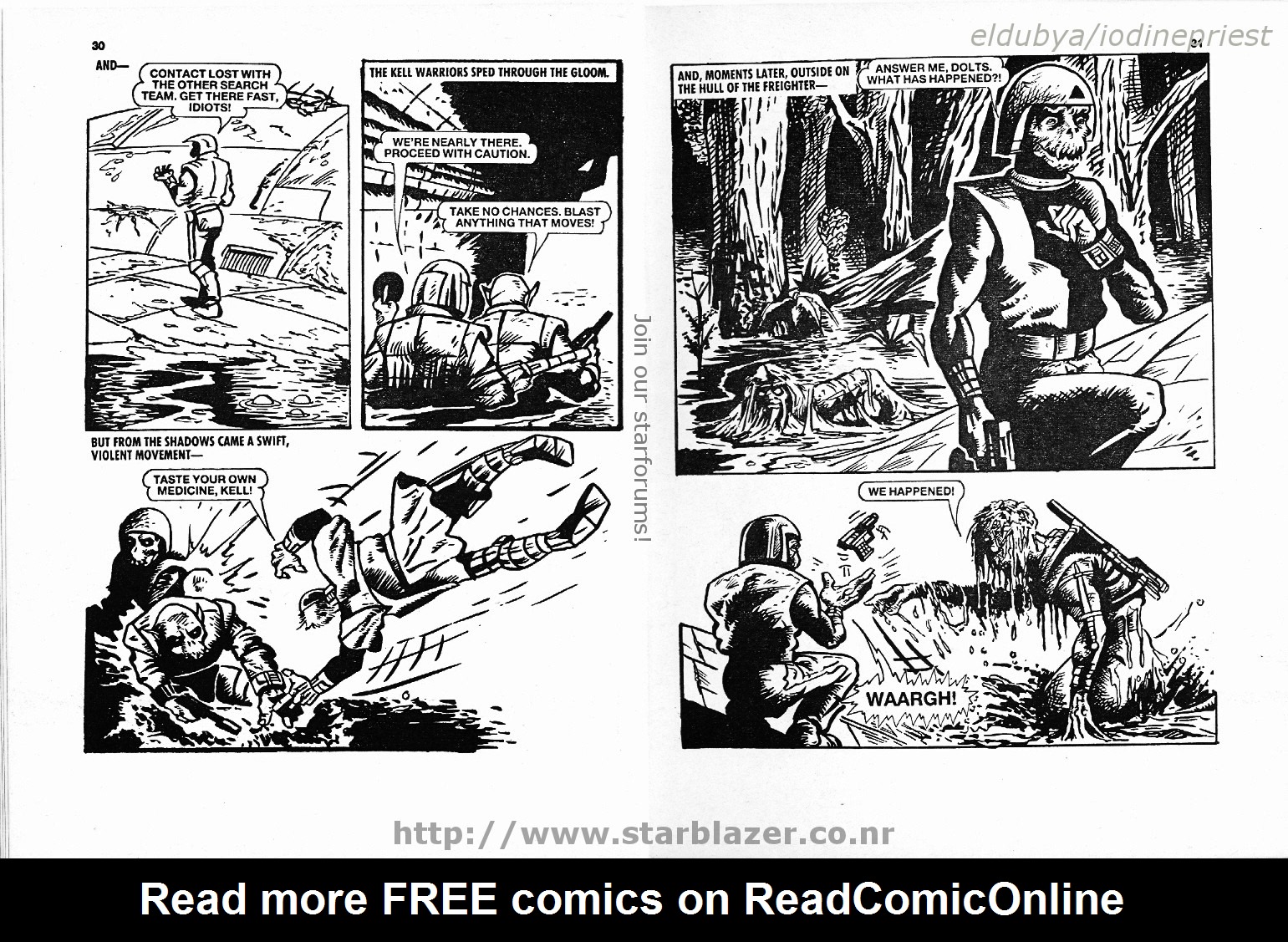 Read online Starblazer comic -  Issue #242 - 17