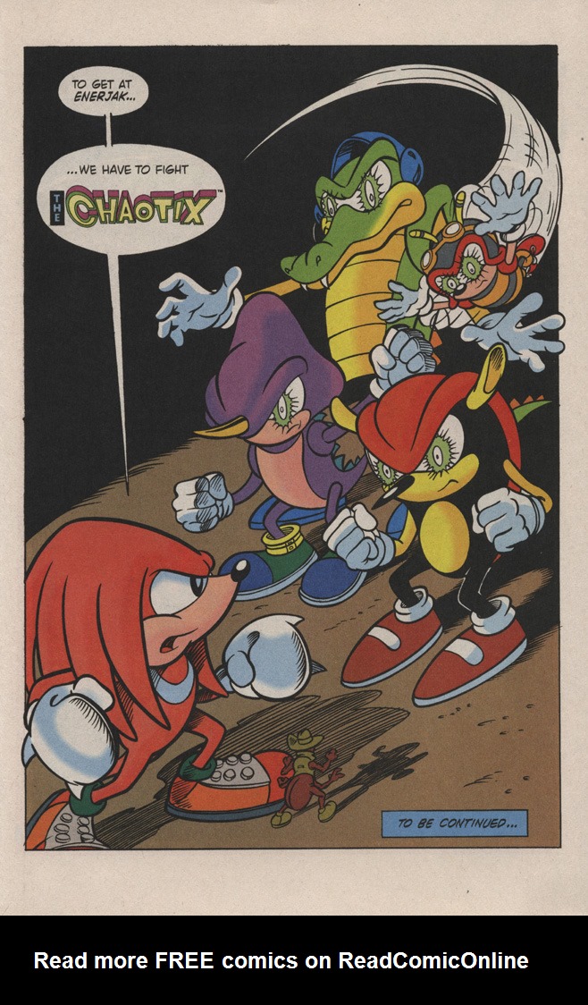 Read online Sonic's Friendly Nemesis, Knuckles comic -  Issue #2 - 31