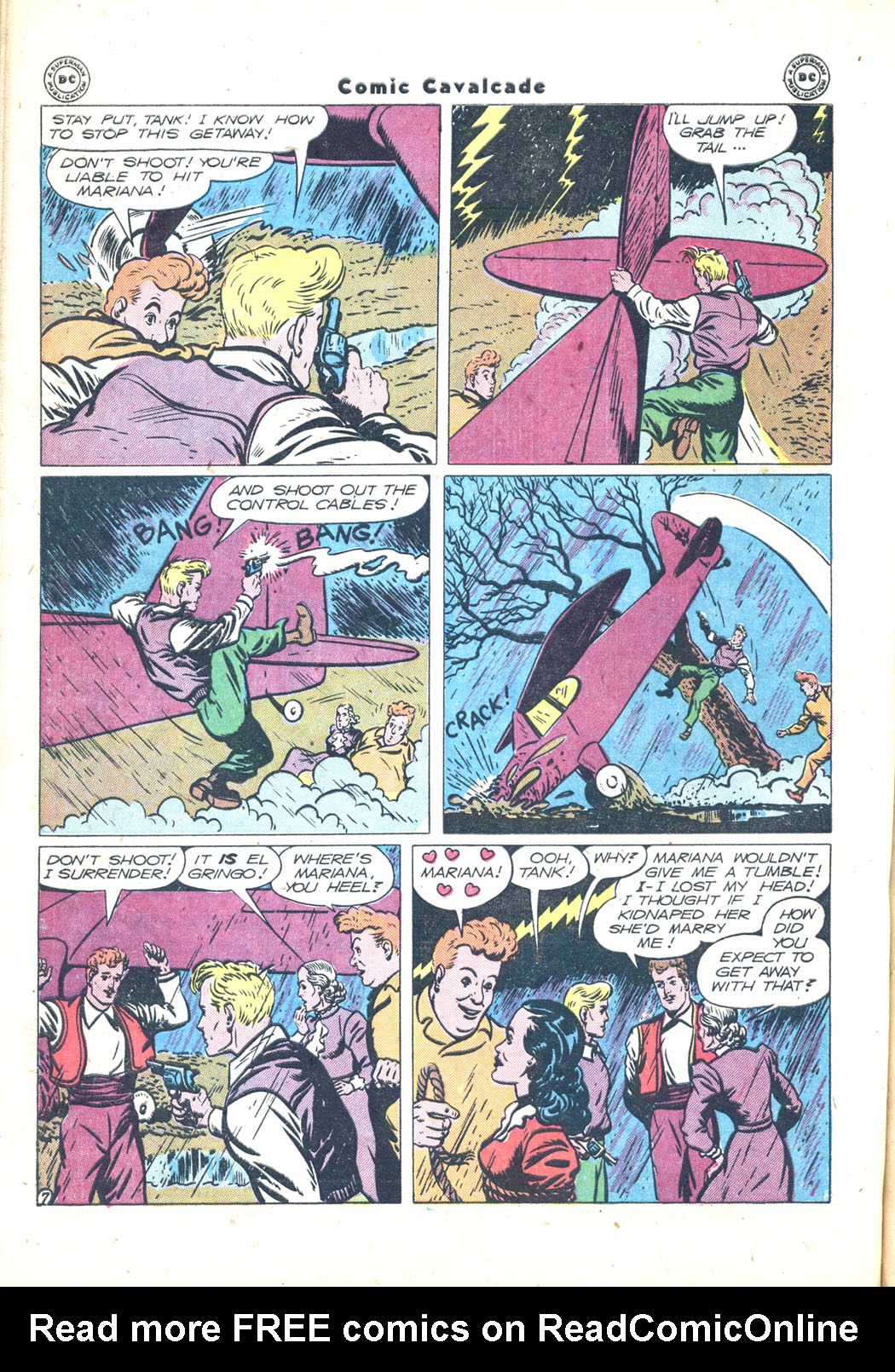 Read online Comic Cavalcade comic -  Issue #23 - 56