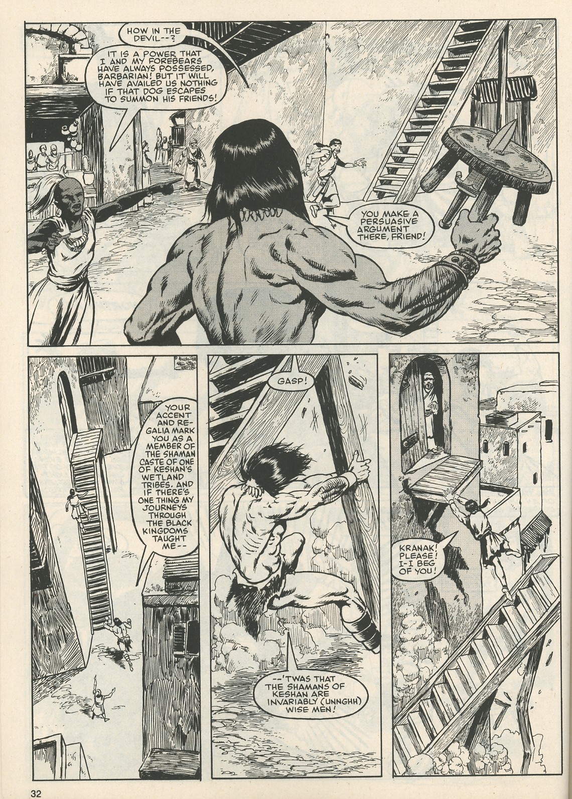 Read online The Savage Sword Of Conan comic -  Issue #111 - 33