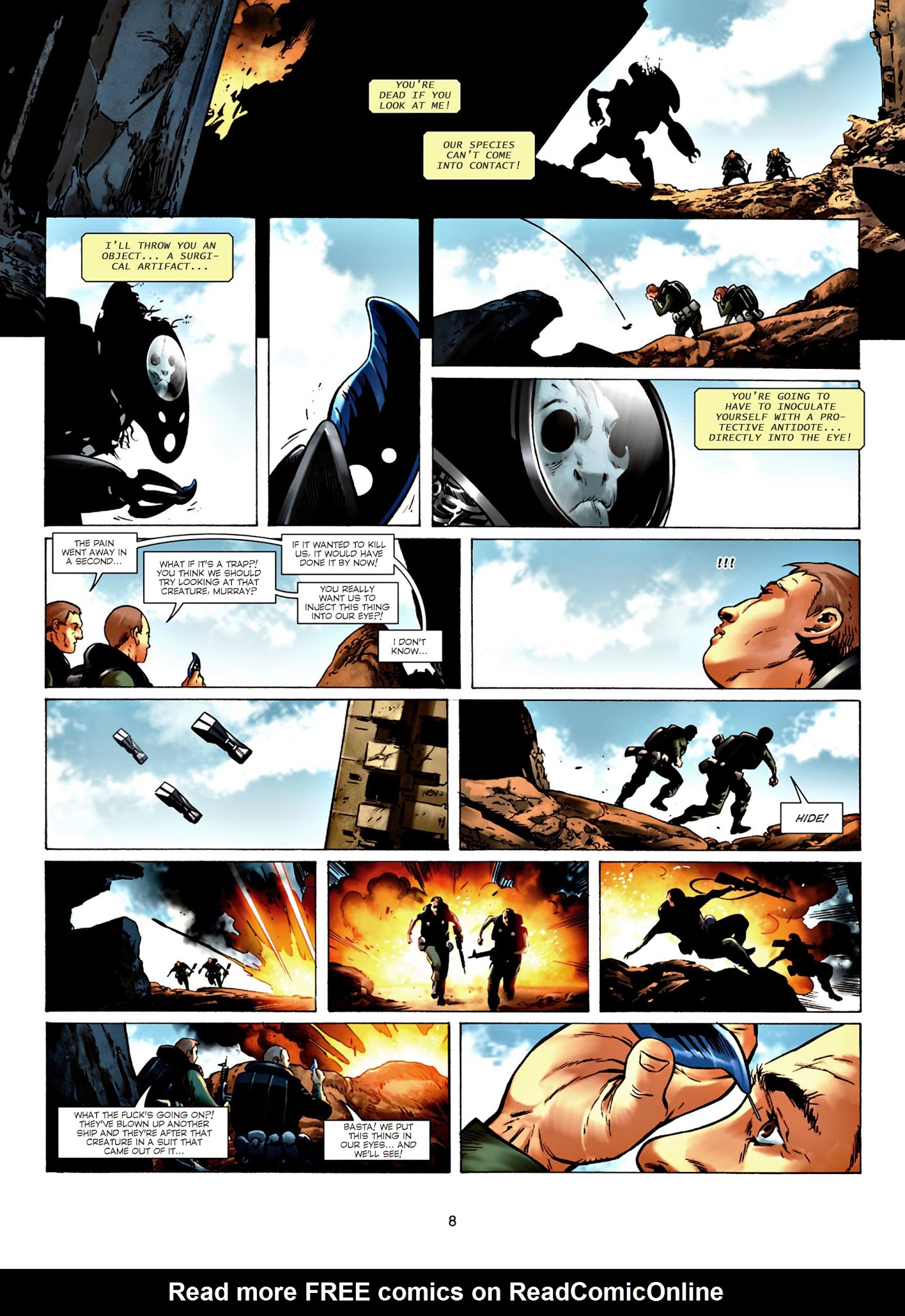 Read online Prometheus comic -  Issue #17 - 8