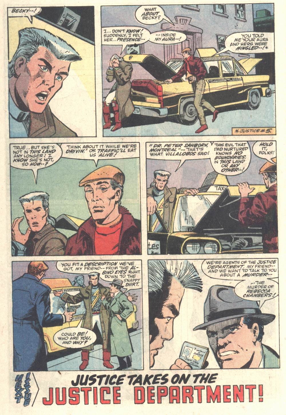 Read online Justice (1986) comic -  Issue #7 - 23