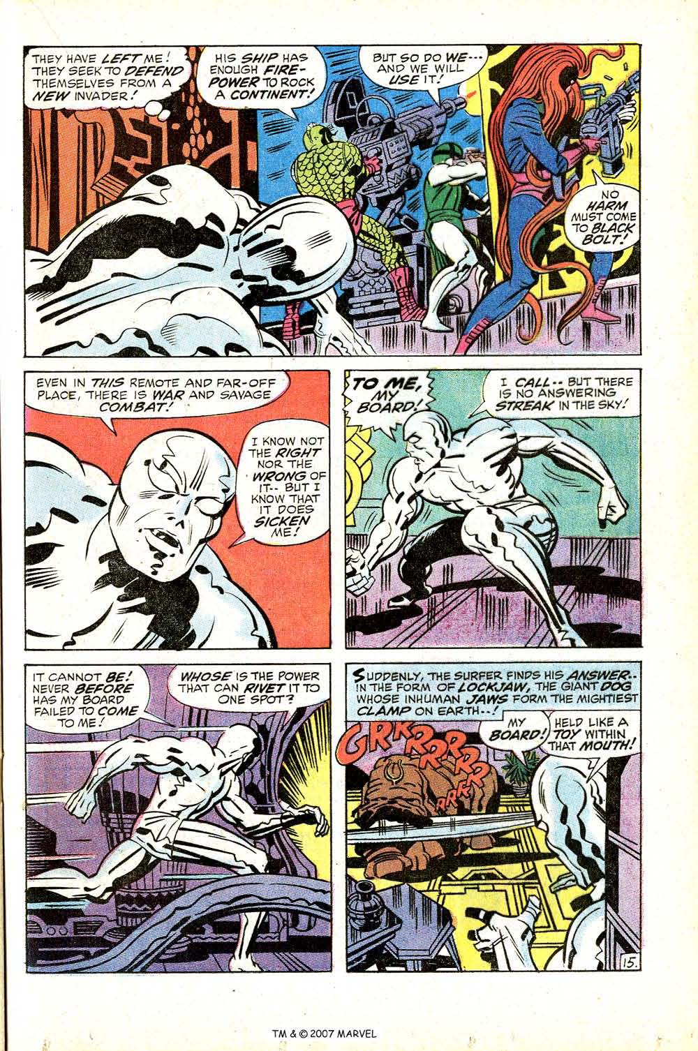 Read online Silver Surfer (1968) comic -  Issue #18 - 21