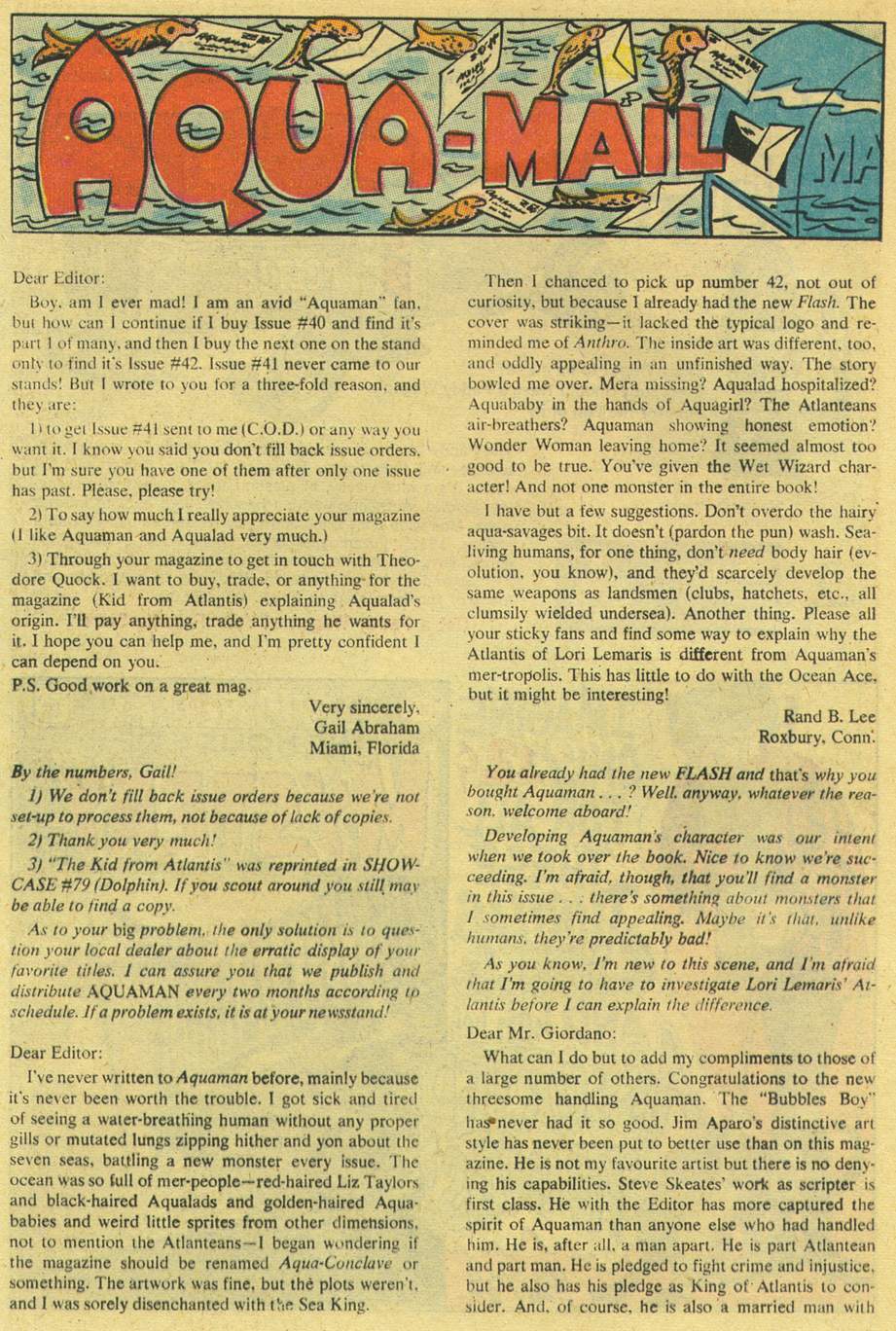 Read online Aquaman (1962) comic -  Issue #44 - 20