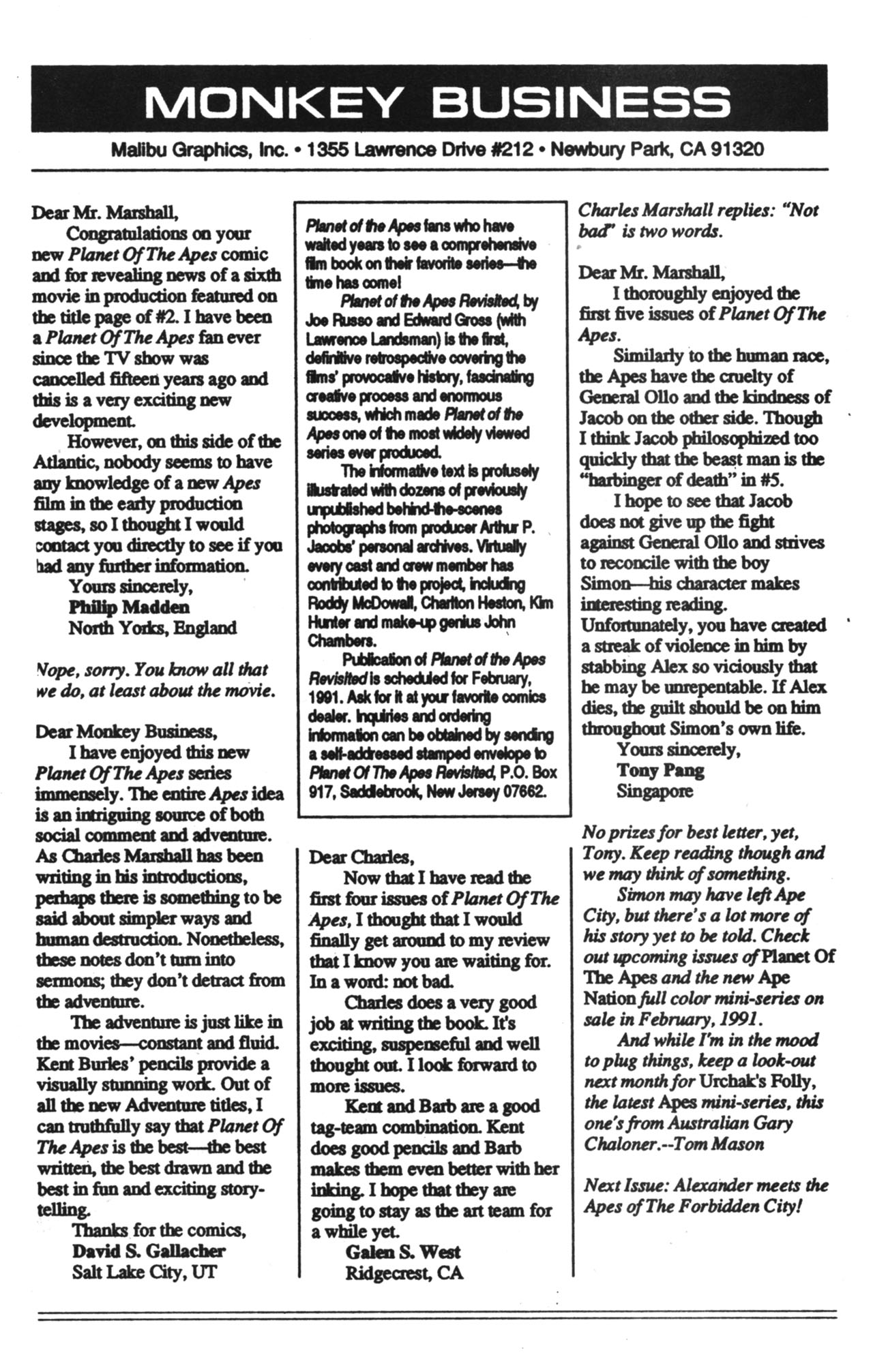 Read online Planet of the Apes (1990) comic -  Issue #8 - 30