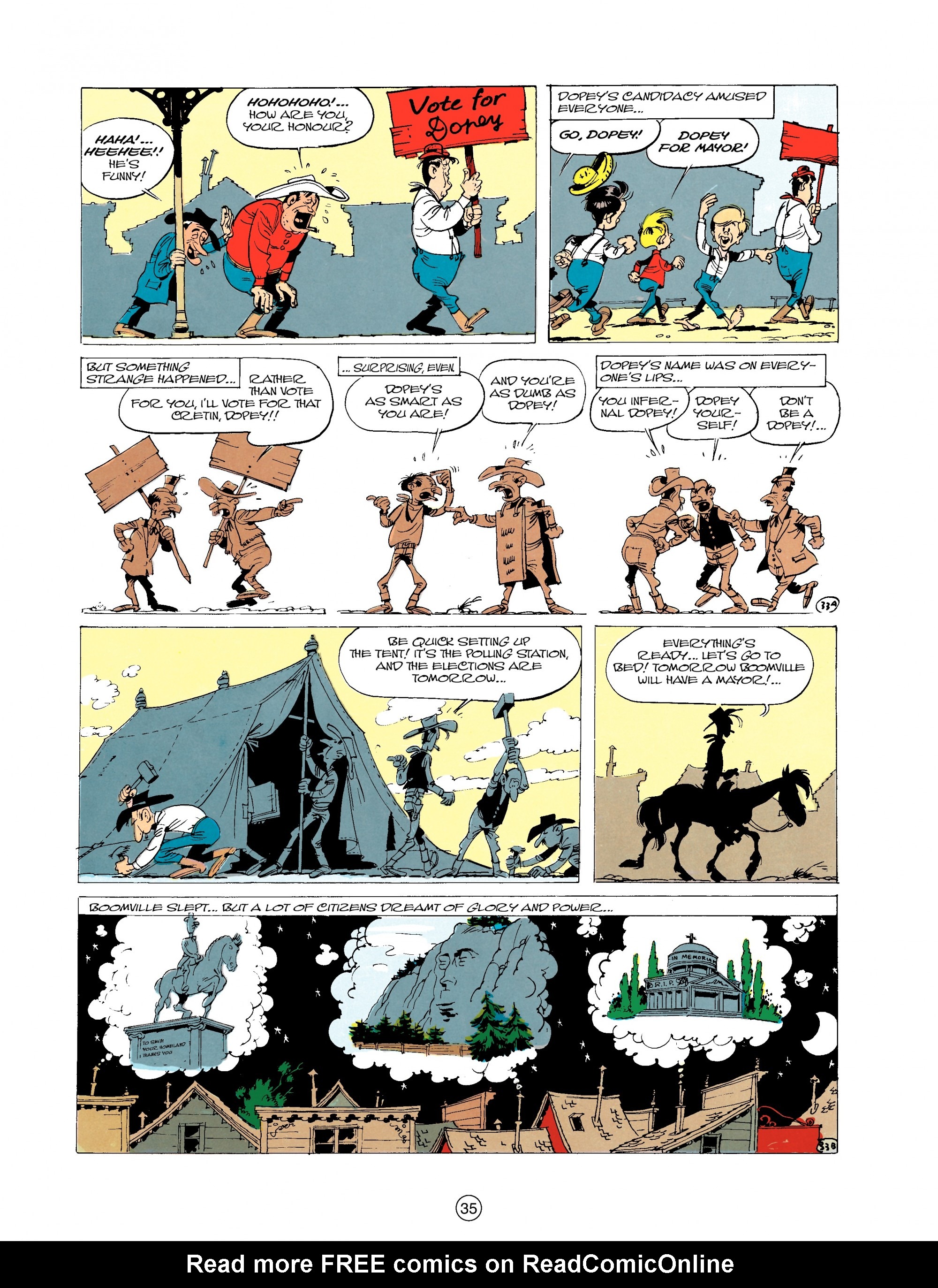 Read online A Lucky Luke Adventure comic -  Issue #20 - 35