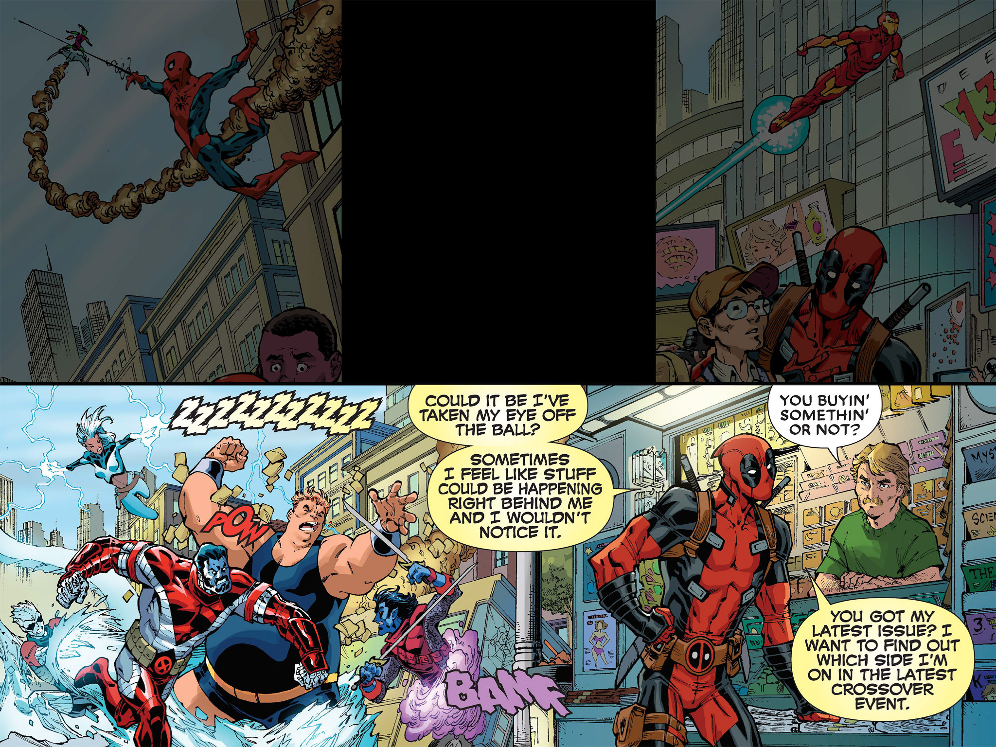 Read online Deadpool: Too Soon? Infinite Comic comic -  Issue #6 - 35
