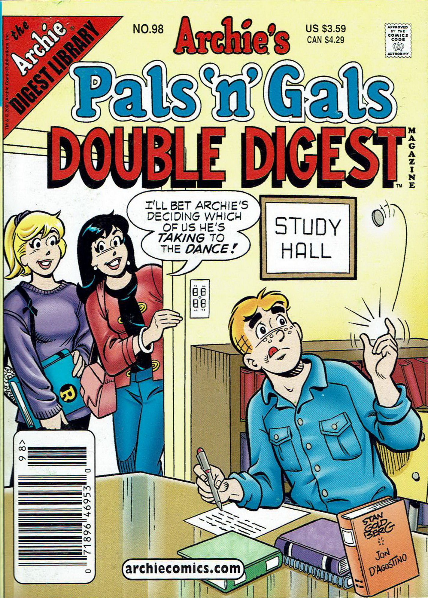 Archie's Pals 'n' Gals Double Digest Magazine issue 98 - Page 1