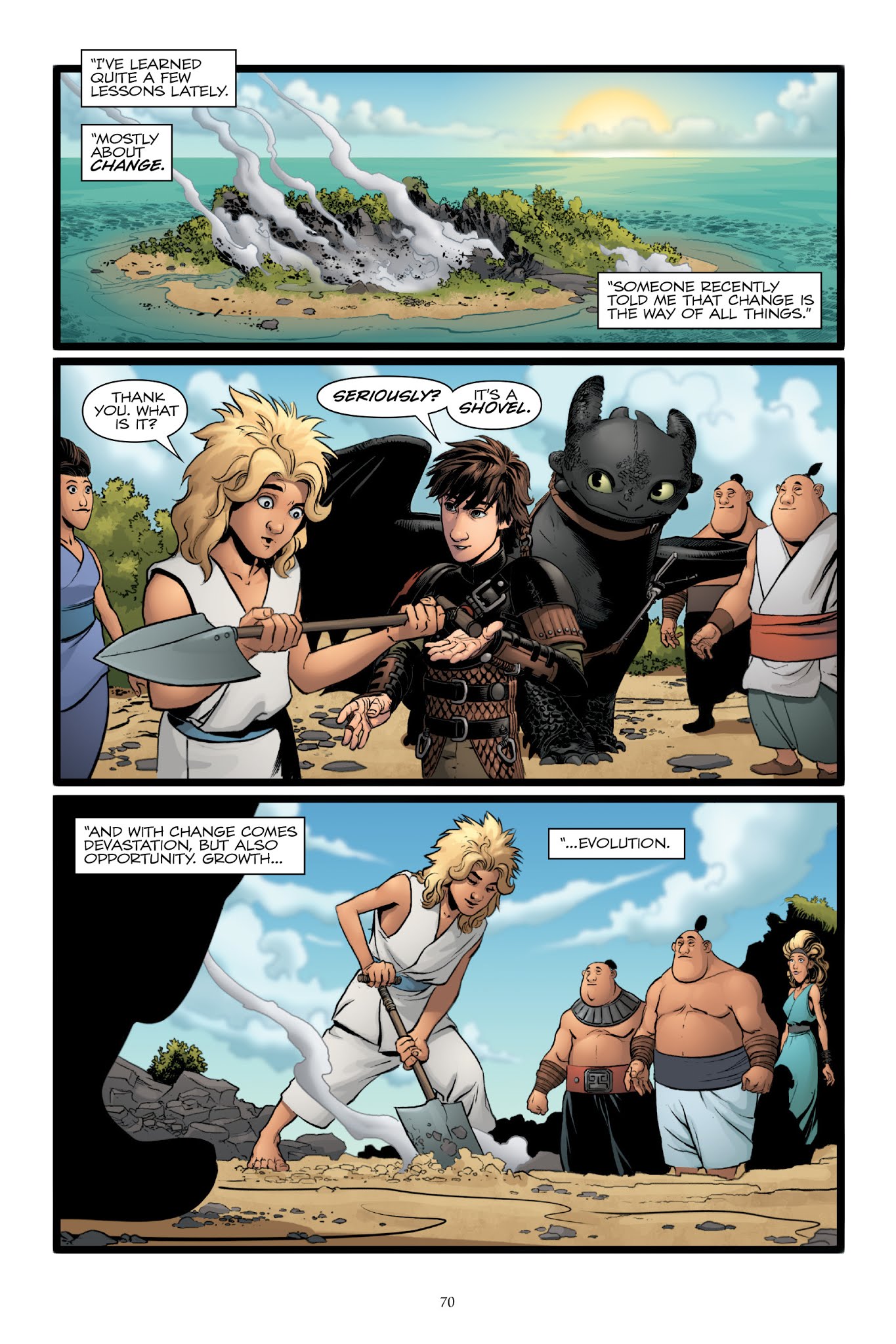 Read online How To Train Your Dragon: The Serpent's Heir comic -  Issue # TPB - 70