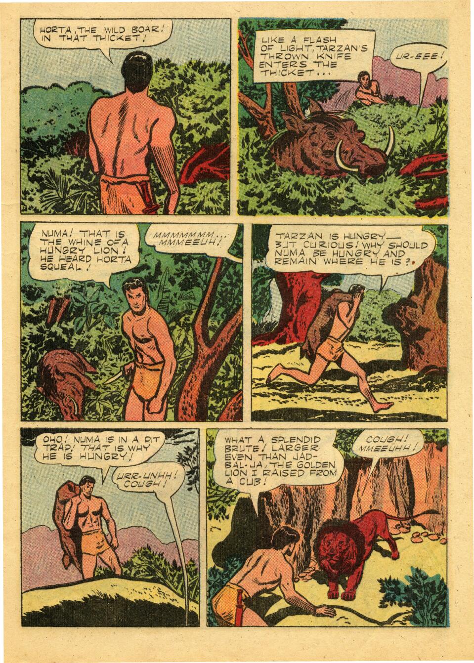 Read online Tarzan (1948) comic -  Issue #72 - 5