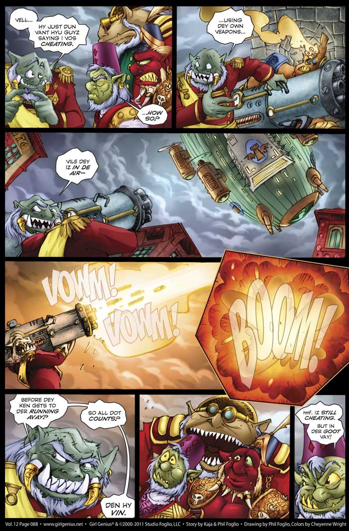 Read online Girl Genius (2002) comic -  Issue #12 - 88