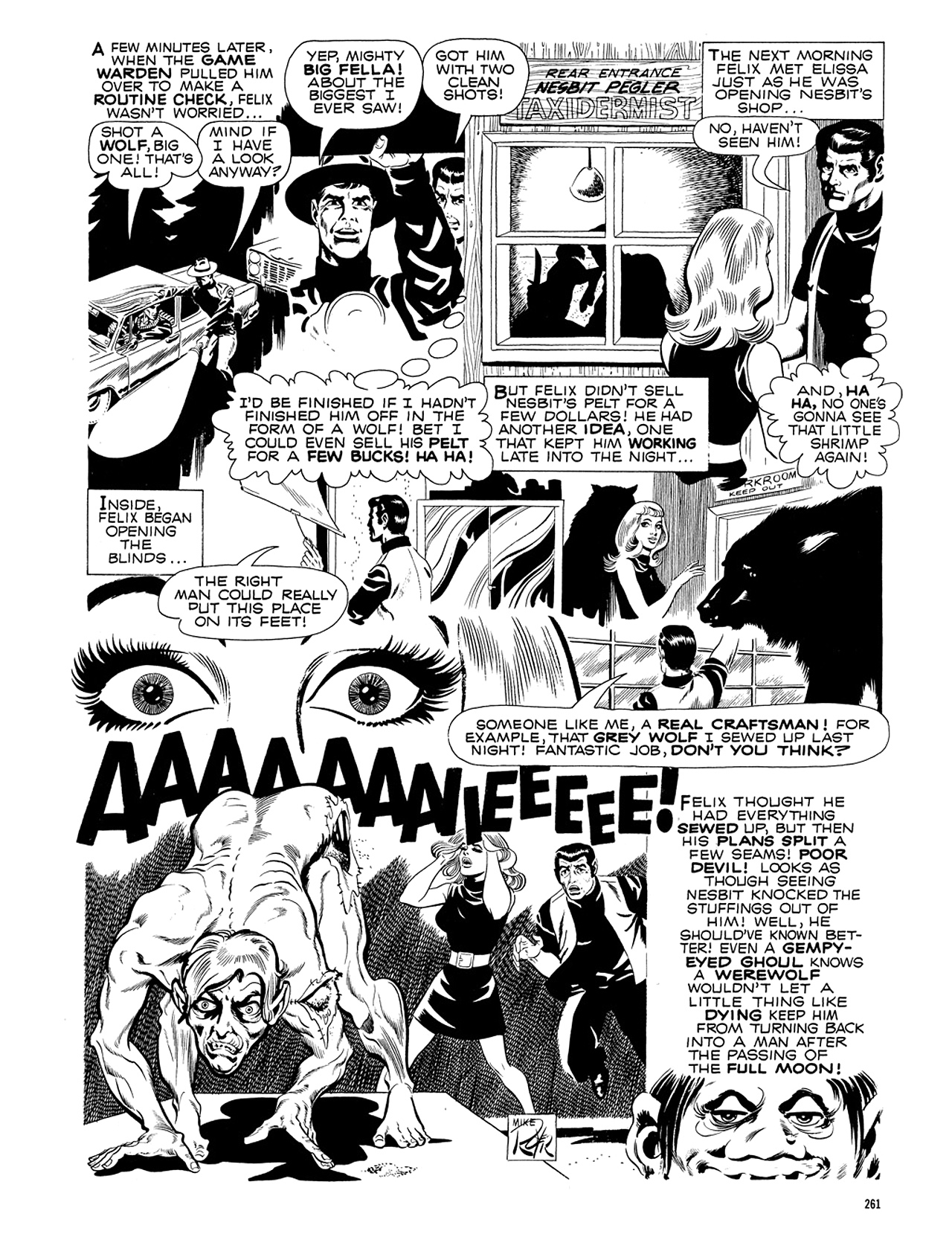 Read online Eerie Archives comic -  Issue # TPB 5 - 262