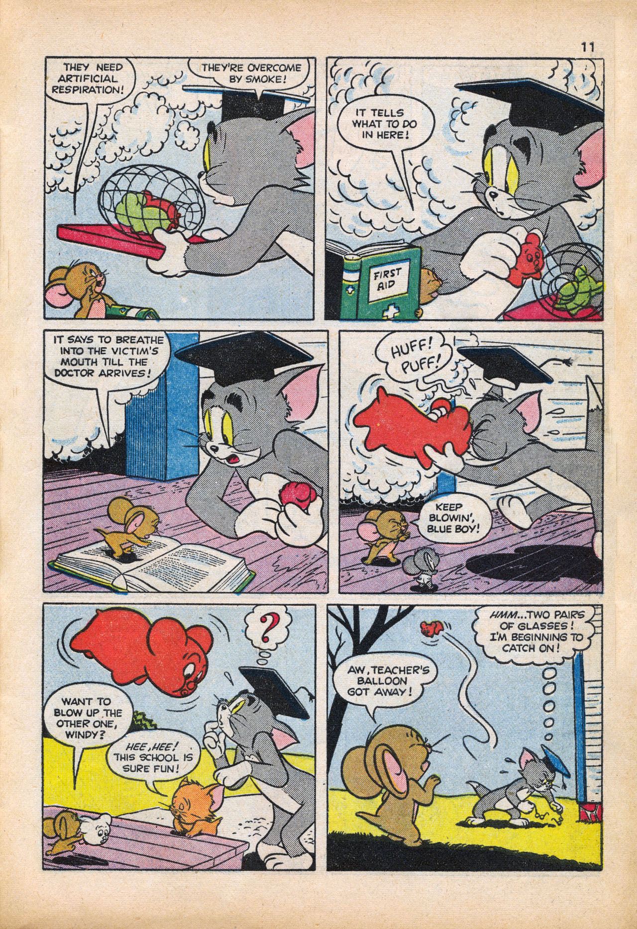Read online Tom & Jerry's Back to School comic -  Issue # TPB - 13