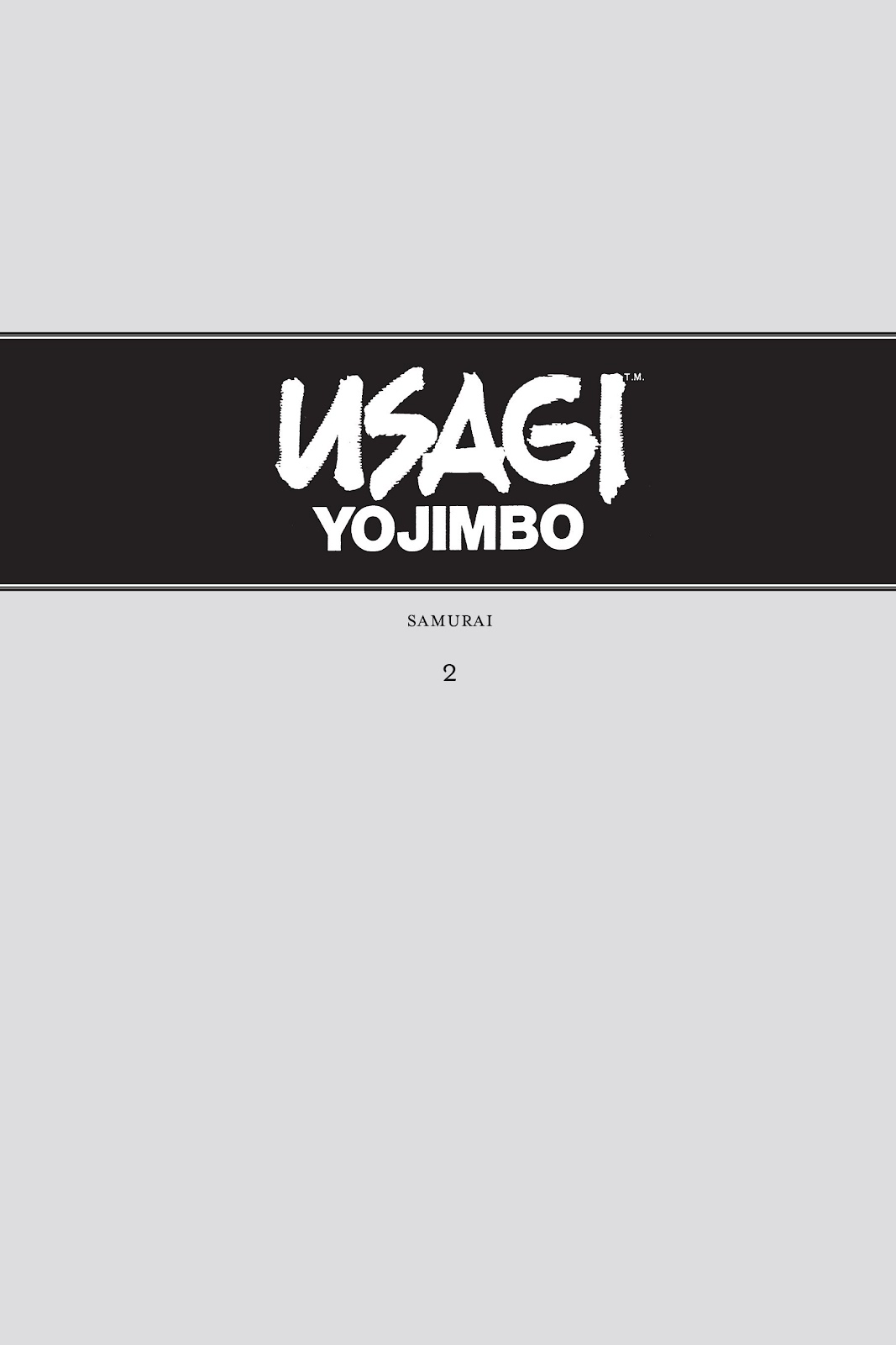Usagi Yojimbo (1987) issue TPB 2 - Page 2