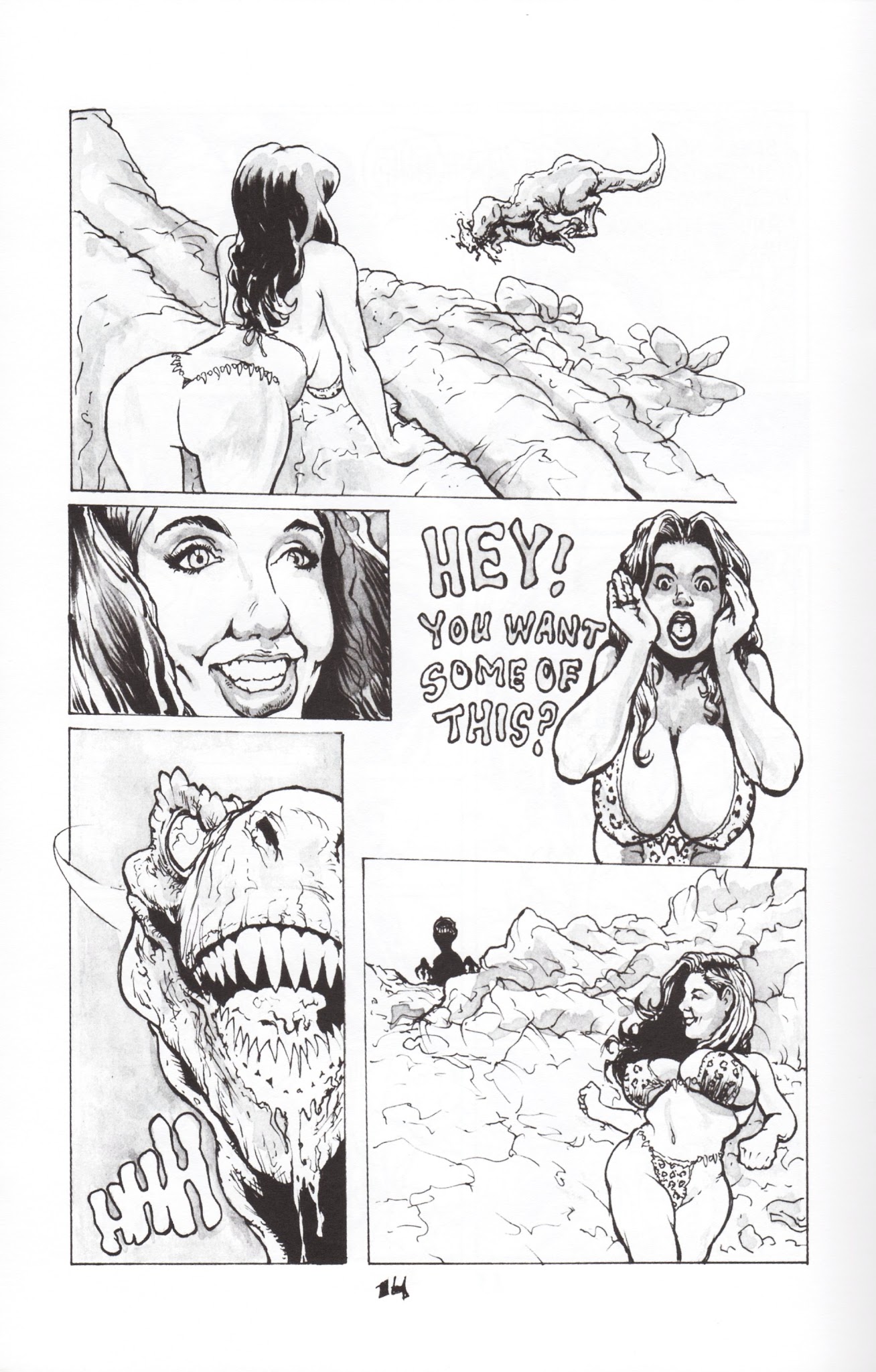 Read online Cavewoman: Raptor comic -  Issue #2 - 16