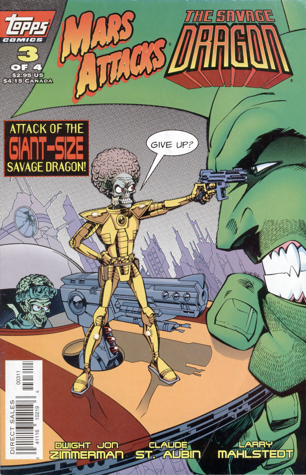 Mars Attacks The Savage Dragon issue 3 - Page 1