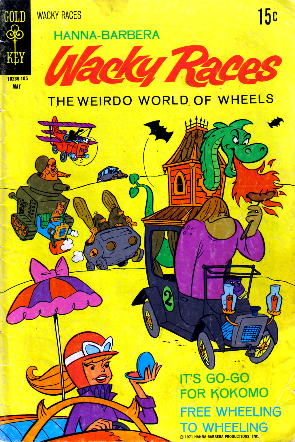 Read online Hanna-Barbera Wacky Races comic -  Issue #3 - 1