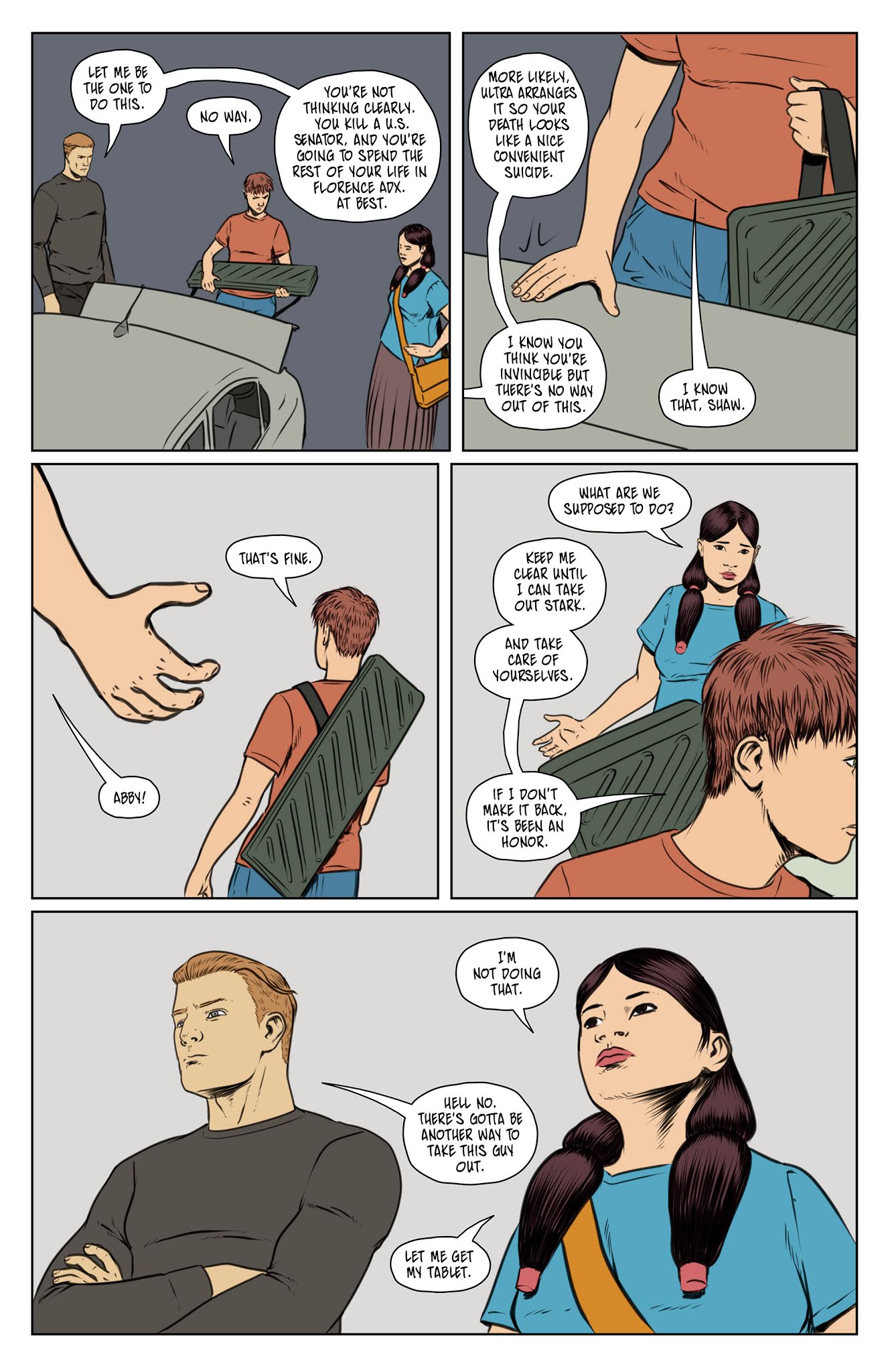 Read online Throwaways comic -  Issue #14 - 15