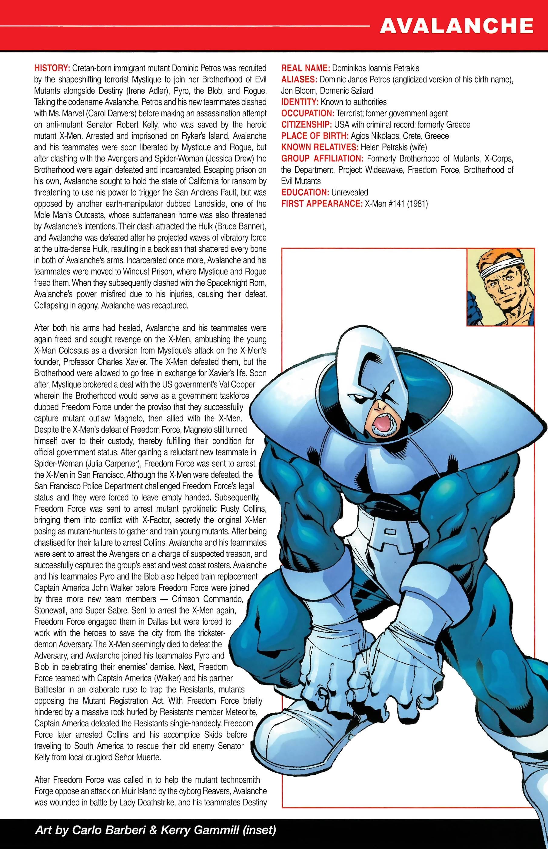 Read online Official Handbook of the Marvel Universe A to Z comic -  Issue # TPB 1 (Part 2) - 21