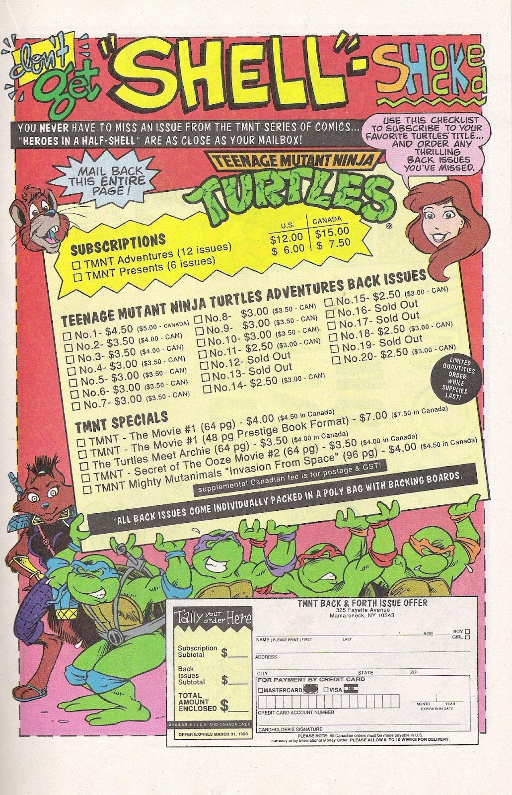 Teenage Mutant Ninja Turtles Adventures (1989) issue Special 4 - Page 31