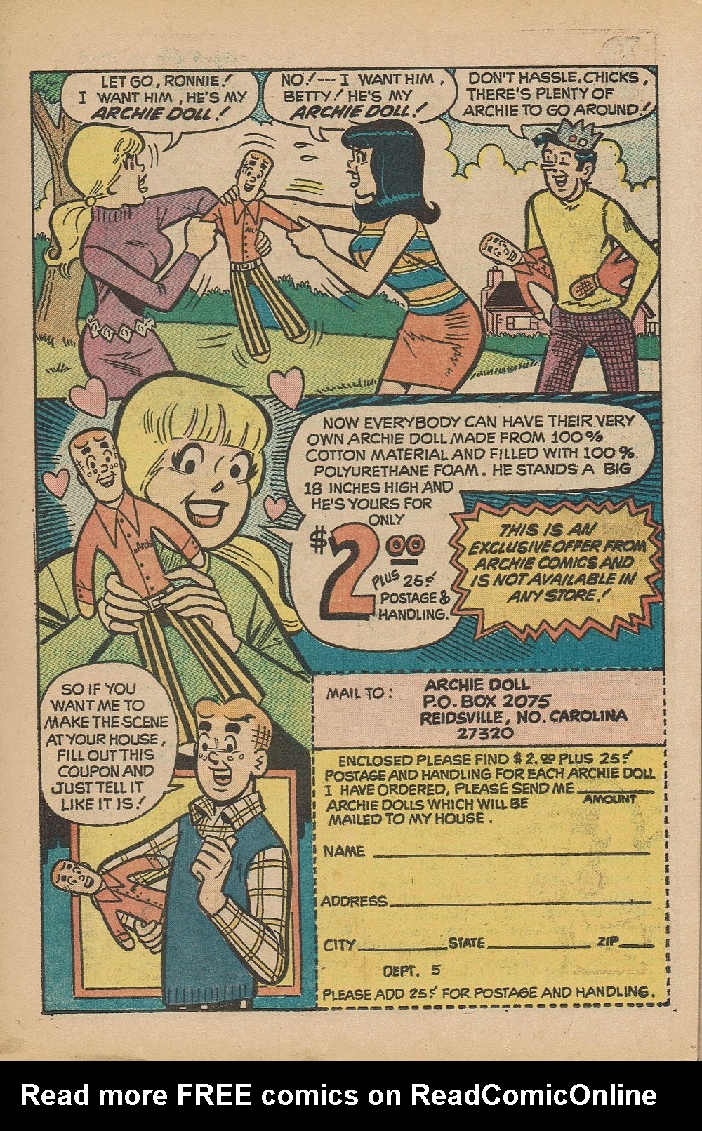 Read online Reggie and Me (1966) comic -  Issue #57 - 23