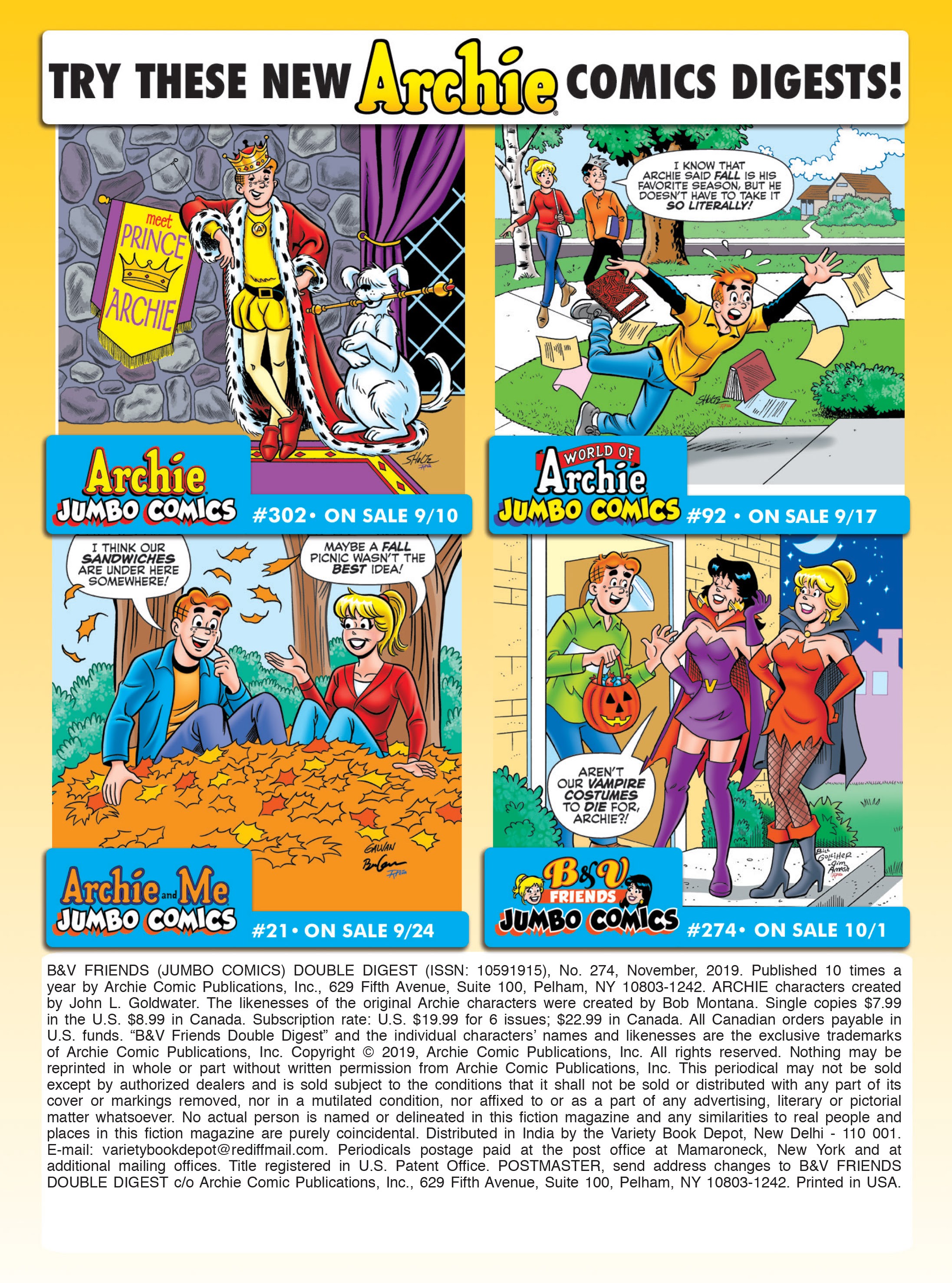 Read online Betty & Veronica Friends Double Digest comic -  Issue #274 - 183