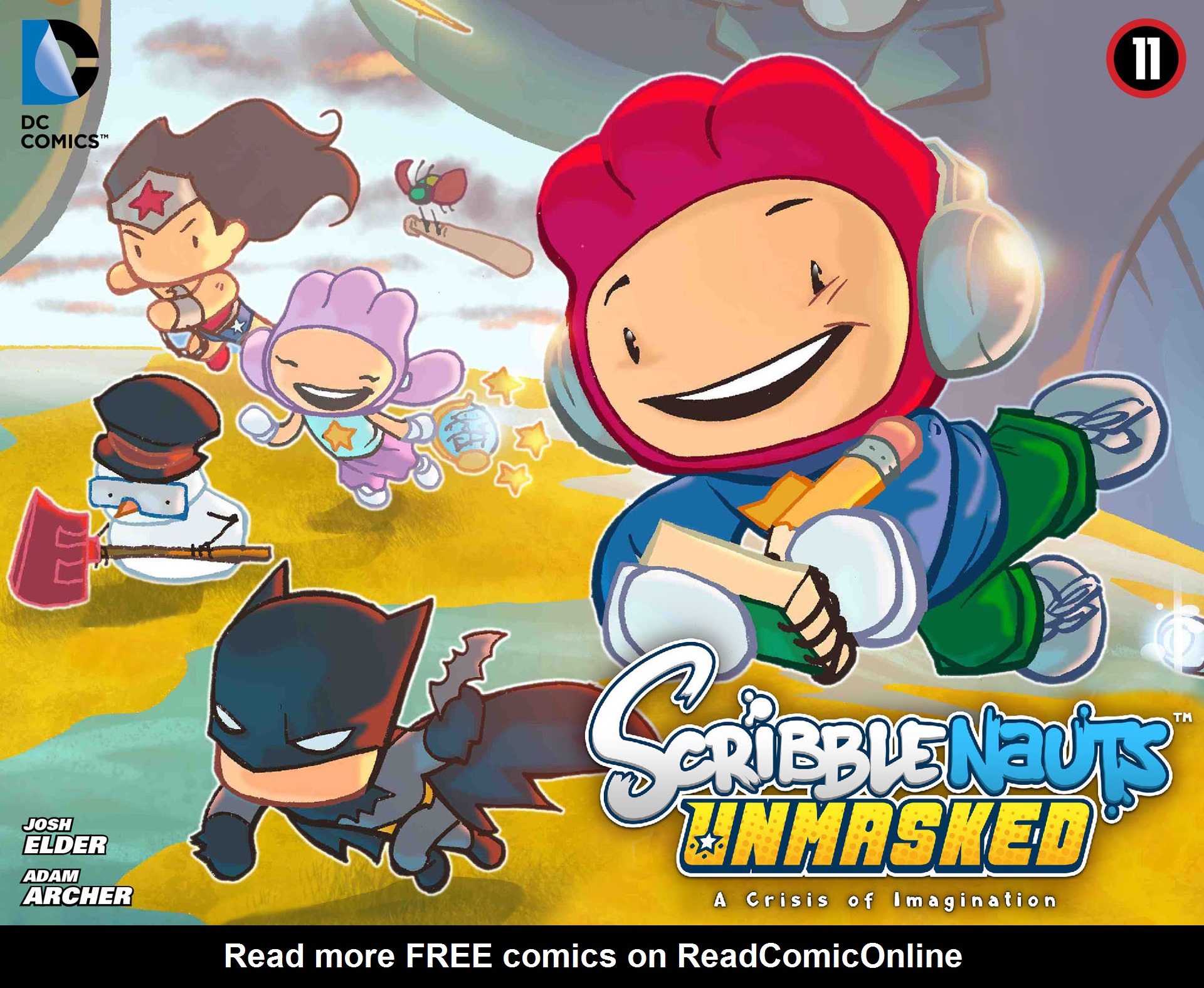 Read online Scribblenauts Unmasked: A Crisis of Imagination comic -  Issue #11 - 1
