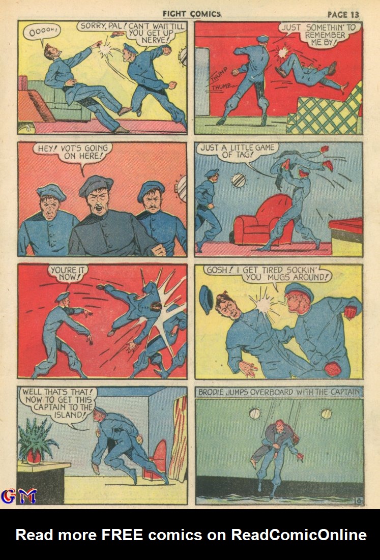 Read online Fight Comics comic -  Issue #5 - 16