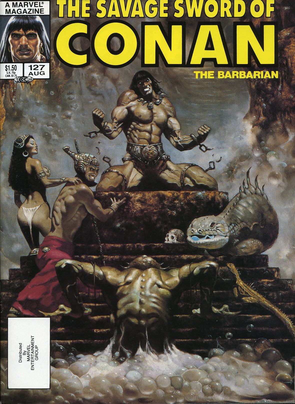 Read online The Savage Sword Of Conan comic -  Issue #127 - 1
