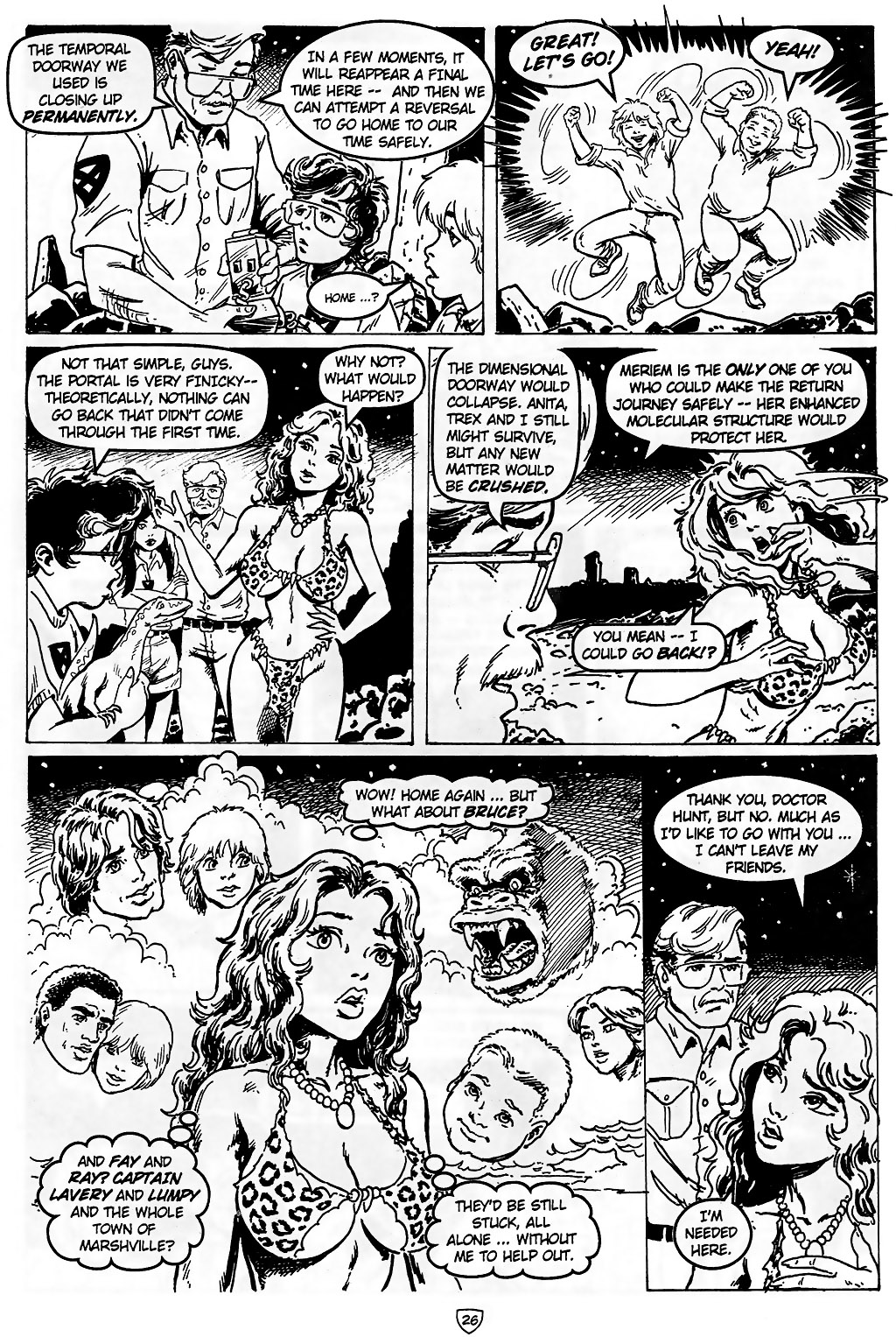 Read online Cavewoman meets Explorers comic -  Issue # Full - 28