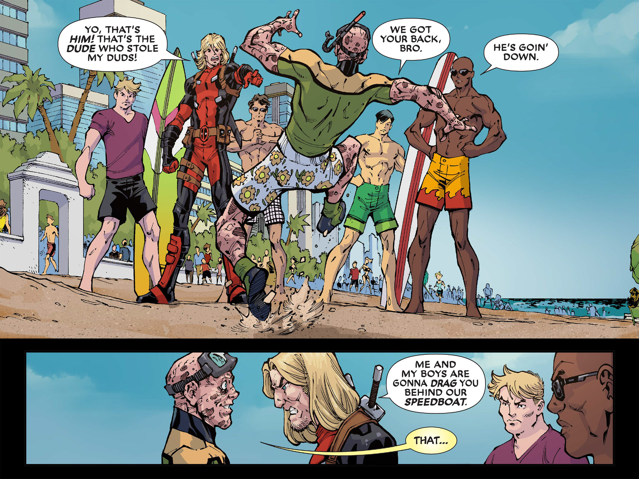 Read online Deadpool: Too Soon? Infinite Comic comic -  Issue #4 - 26