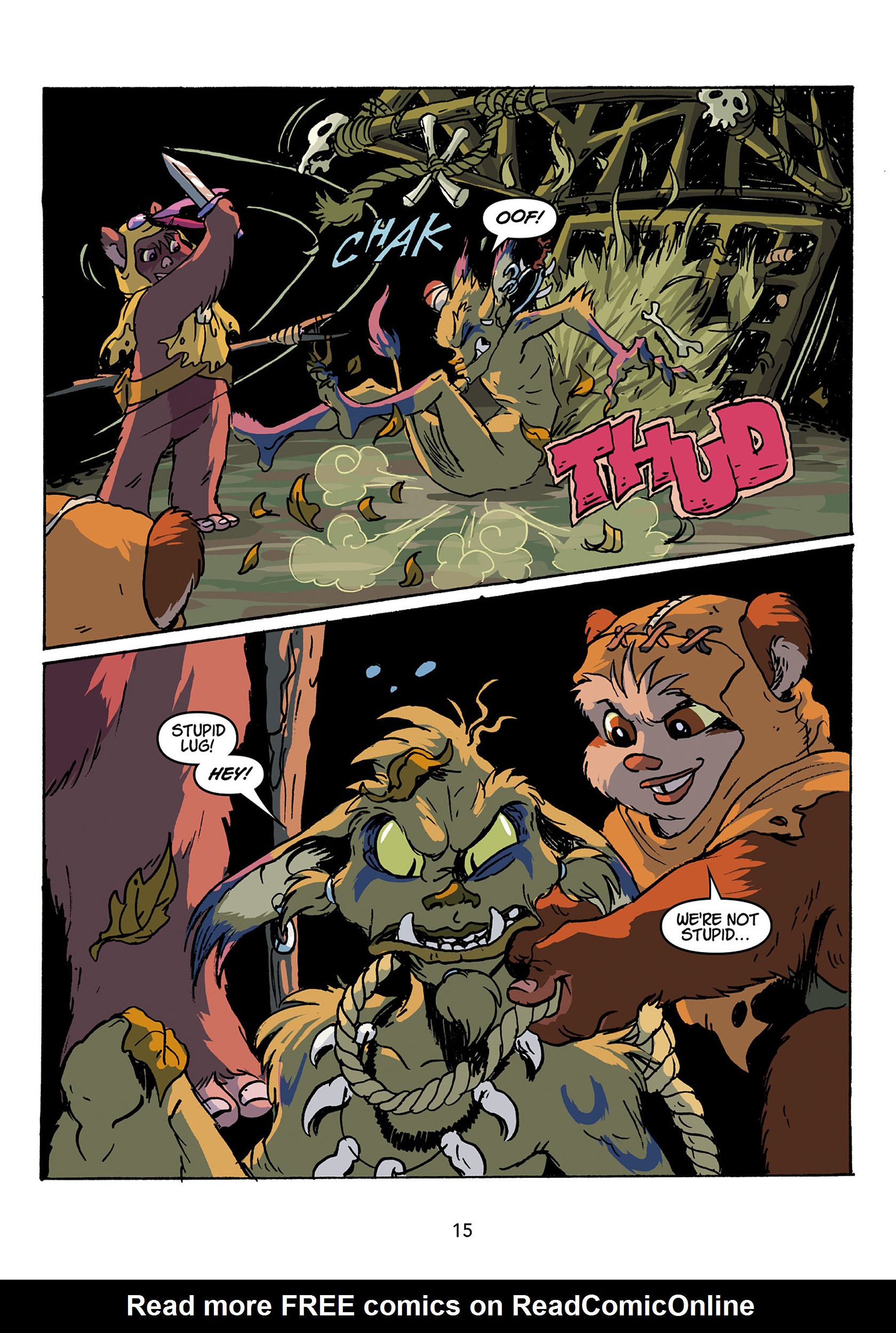 Read online Star Wars: Ewoks - Shadows of Endor comic -  Issue # TPB - 16