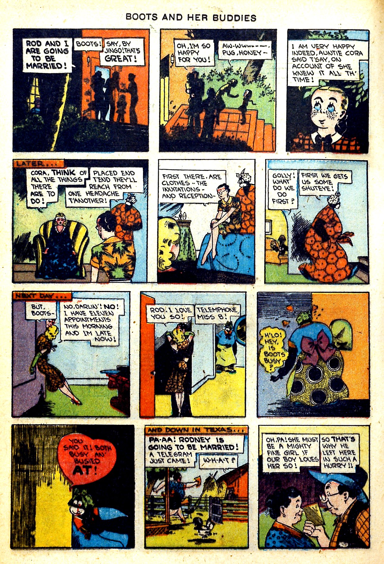 Read online Boots and Her Buddies (1948) comic -  Issue #8 - 20
