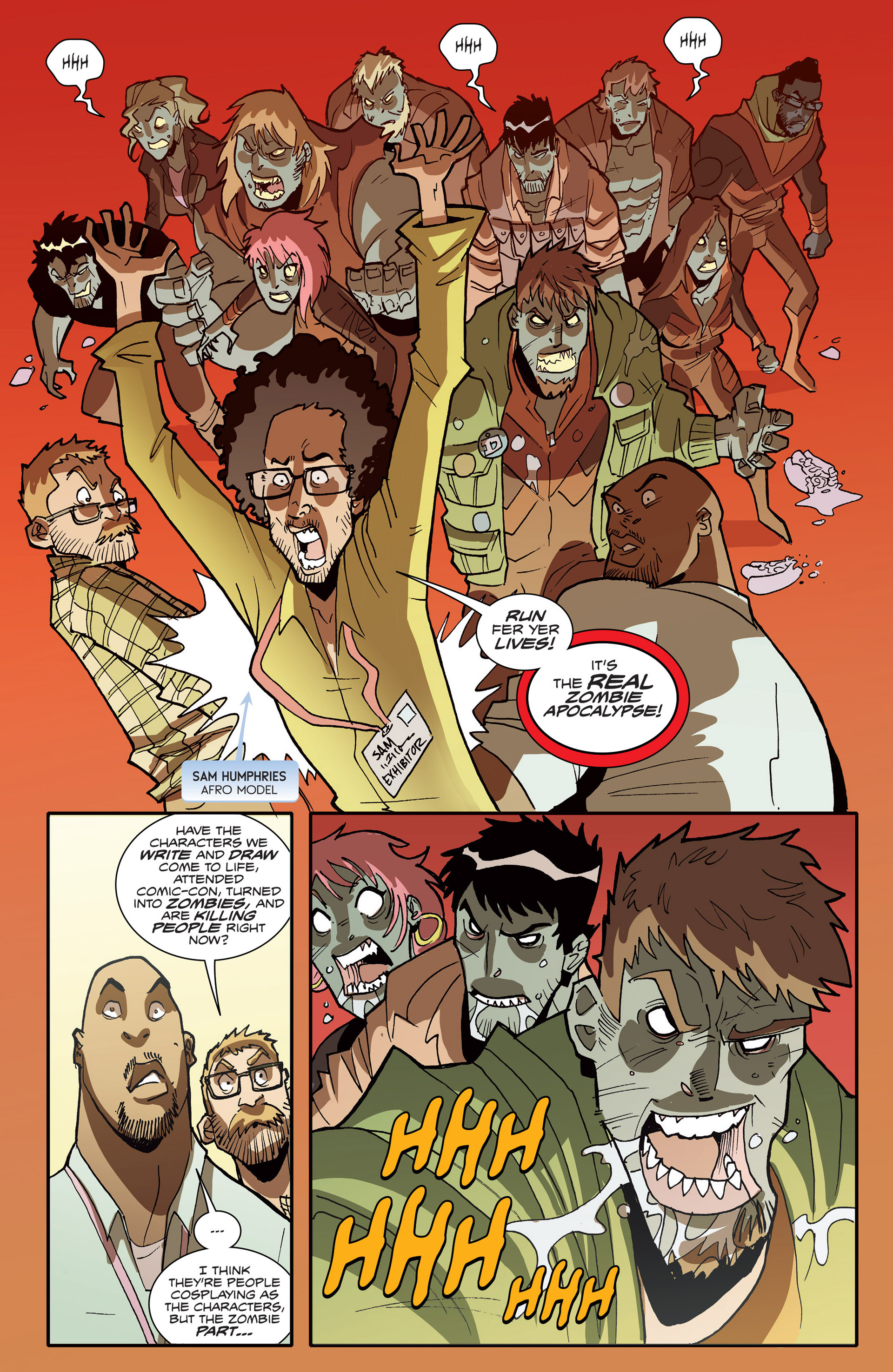 Read online Fanboys vs. Zombies comic Issue 20
