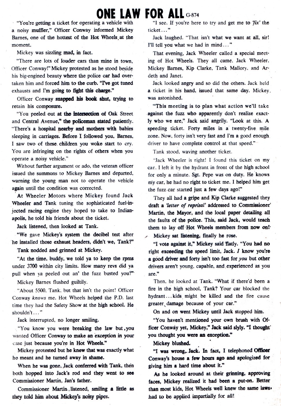 Read online Hot Wheels comic -  Issue #4 - 16