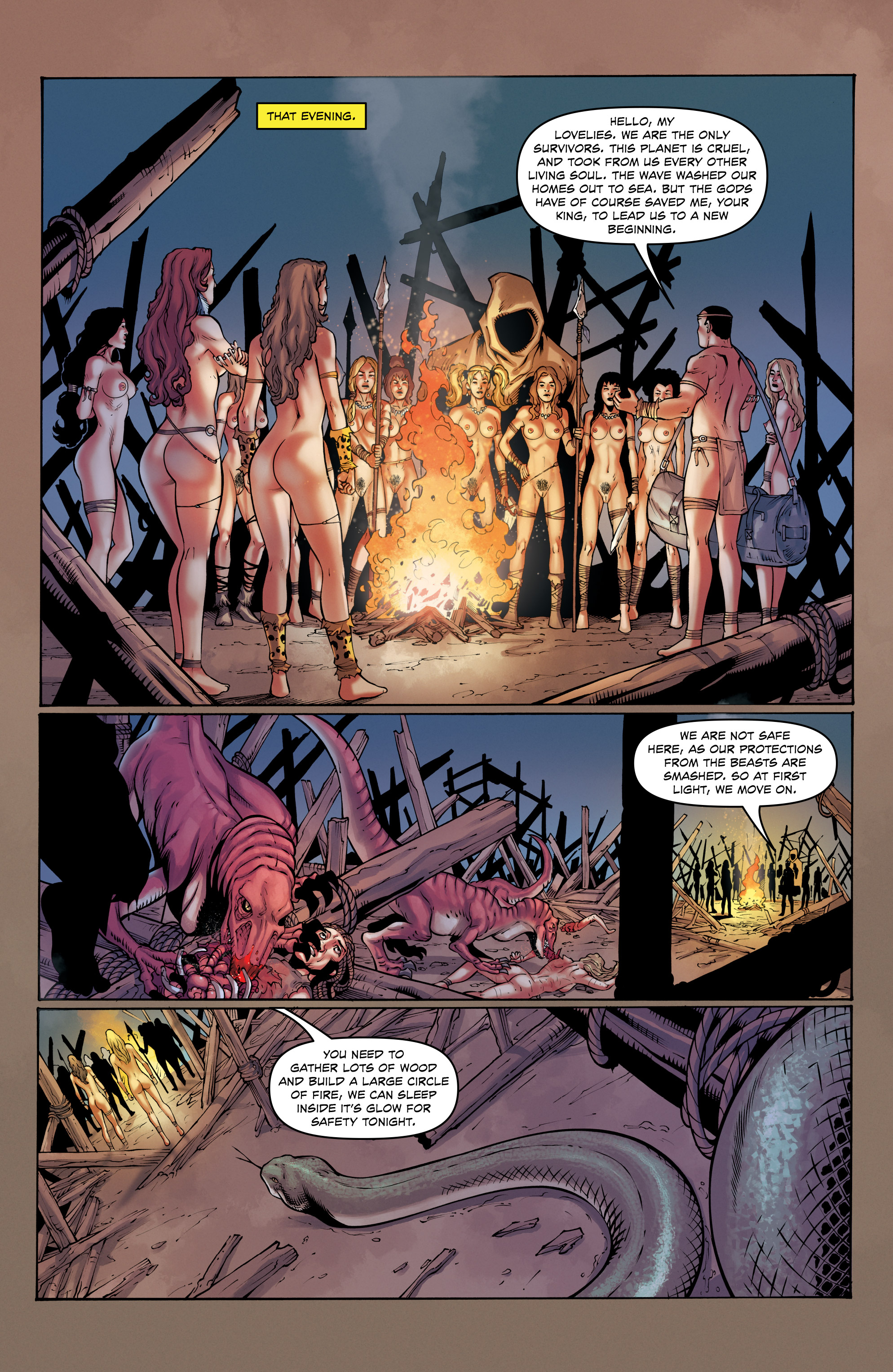 Read online Jungle Fantasy: Survivors comic -  Issue #1 - 37