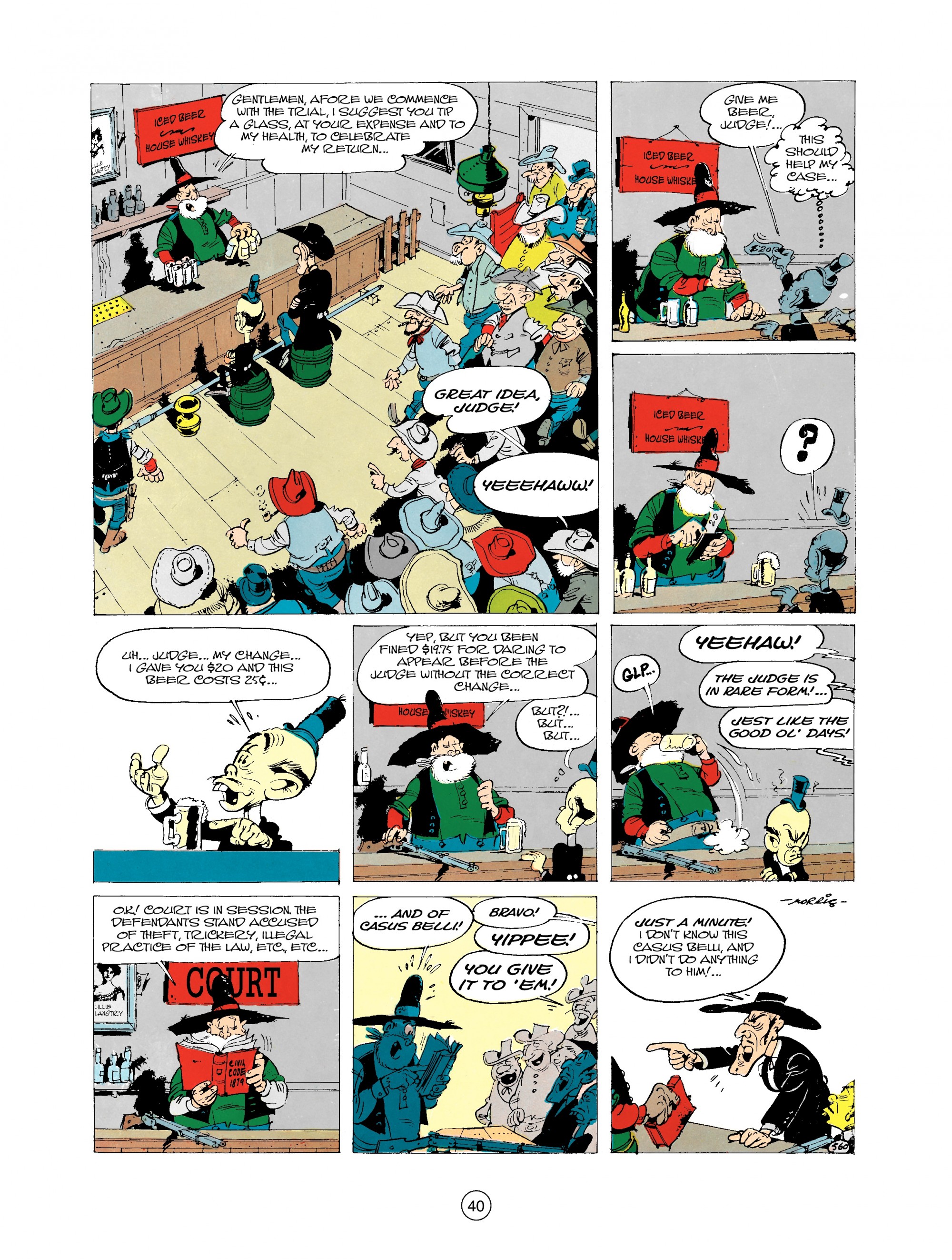 Read online A Lucky Luke Adventure comic -  Issue #24 - 40