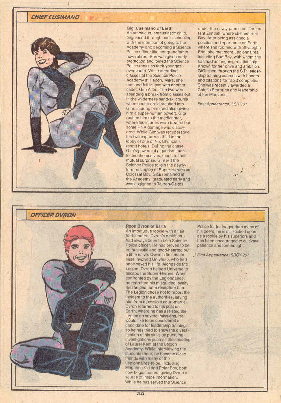 Read online Who's Who in the Legion of Super-Heroes comic -  Issue #5 - 30