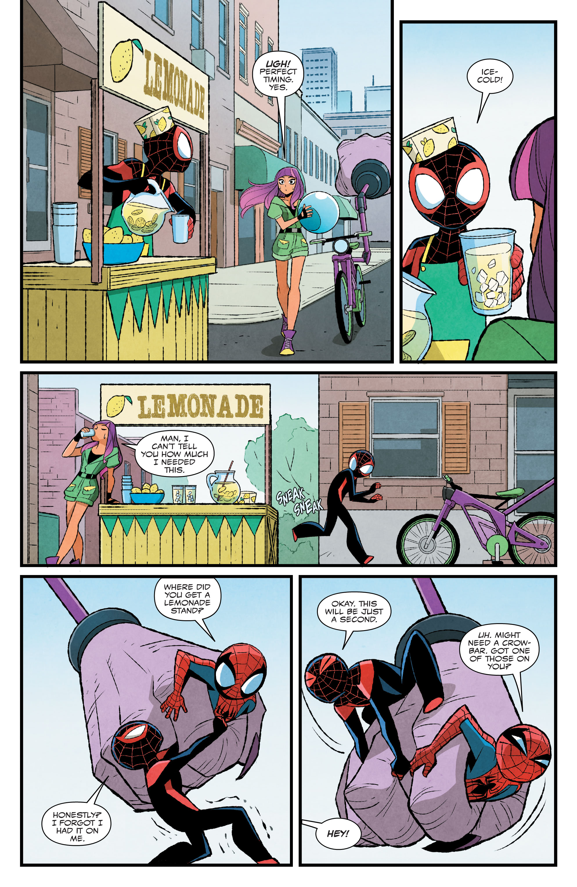Read online Peter Parker And Miles Morales Spider-Men Double Trouble comic -  Issue #3 - 12