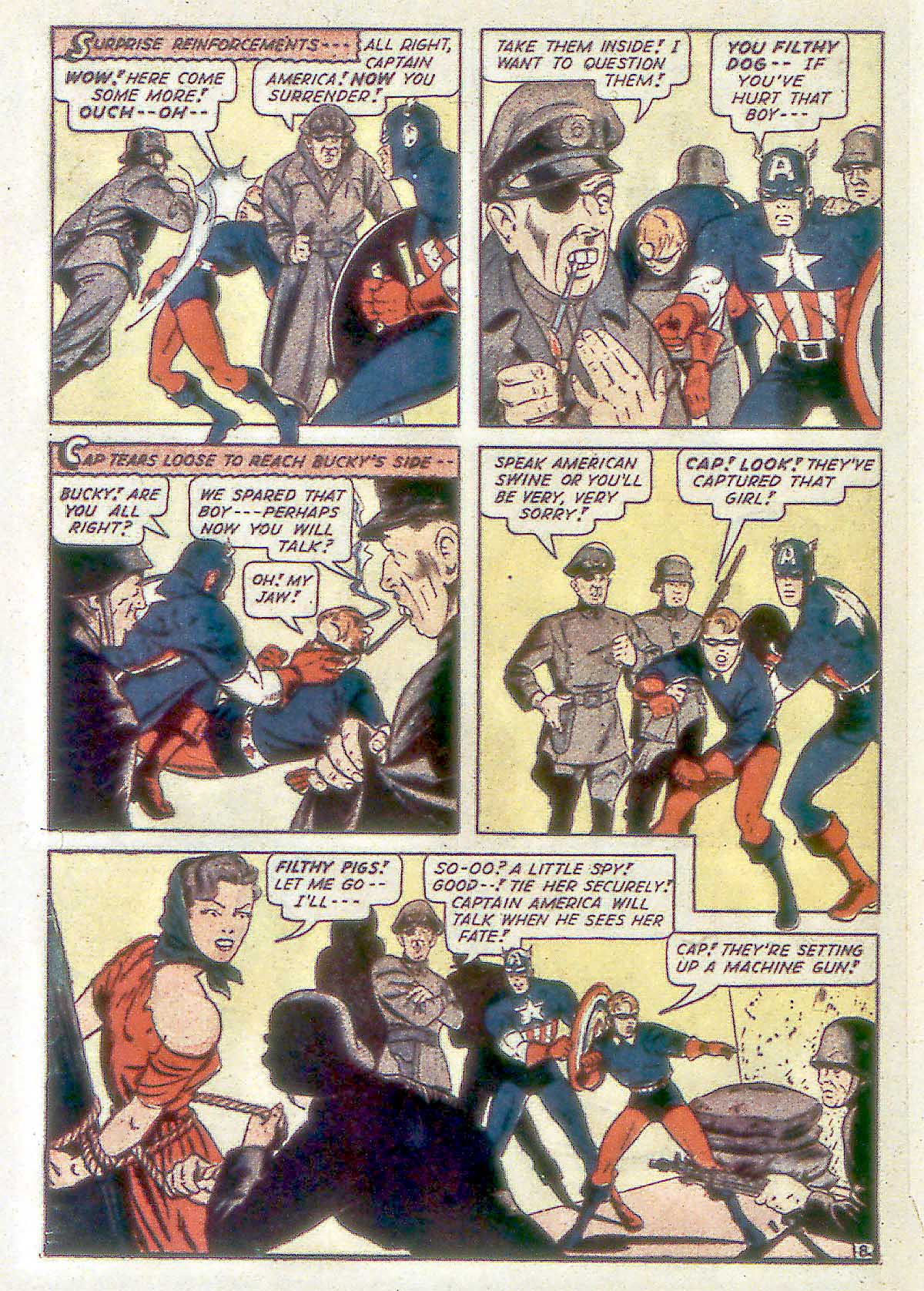 Read online Captain America Comics comic -  Issue #34 - 42