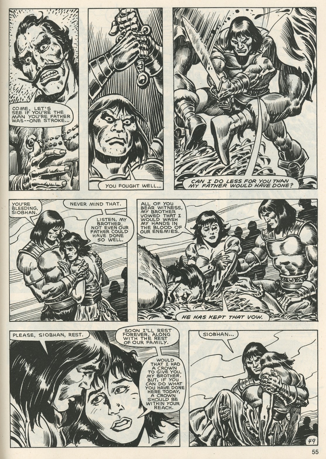 Read online The Savage Sword Of Conan comic -  Issue #119 - 54