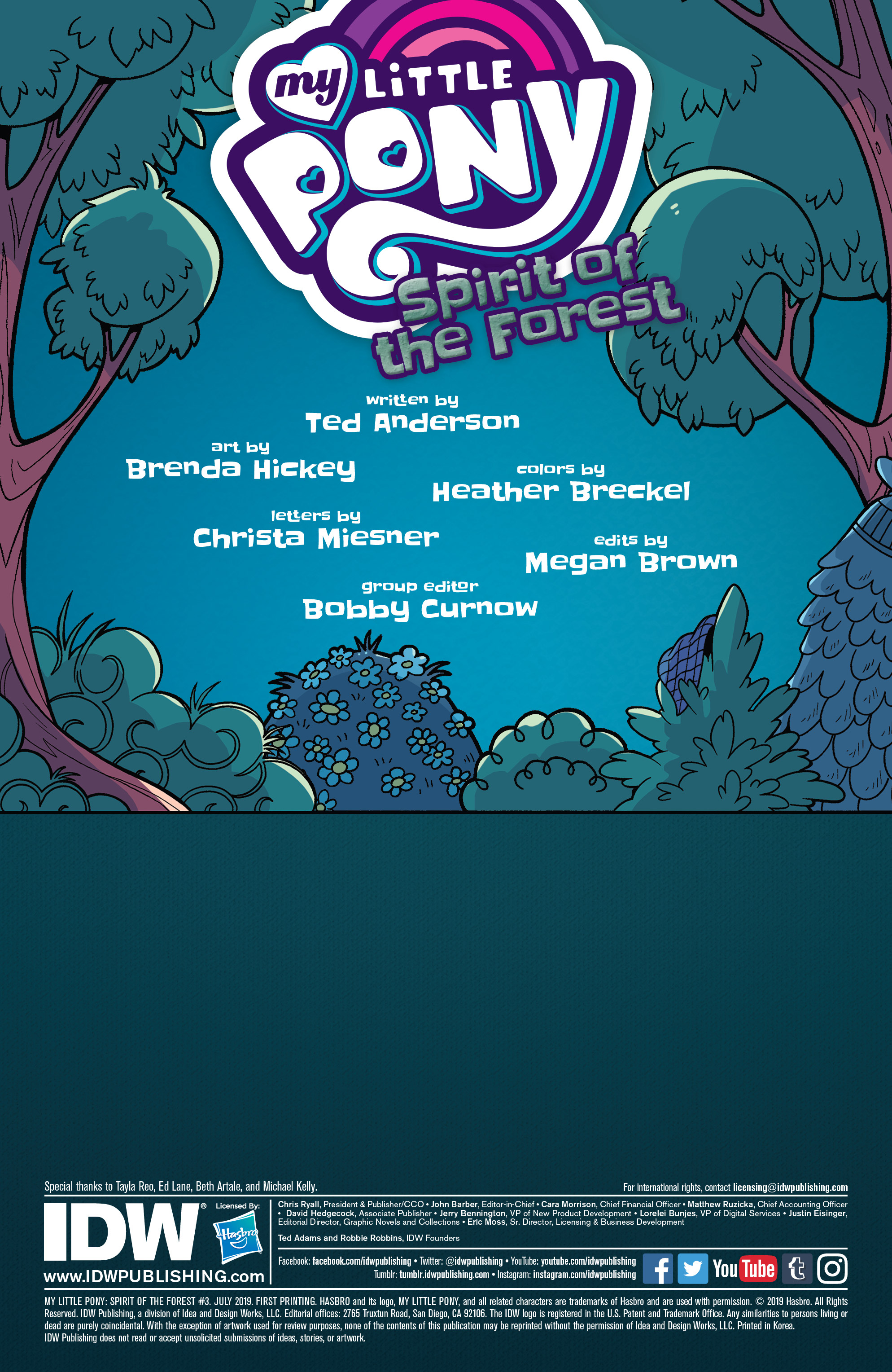 Read online My Little Pony: Spirit of the Forest comic -  Issue #3 - 2