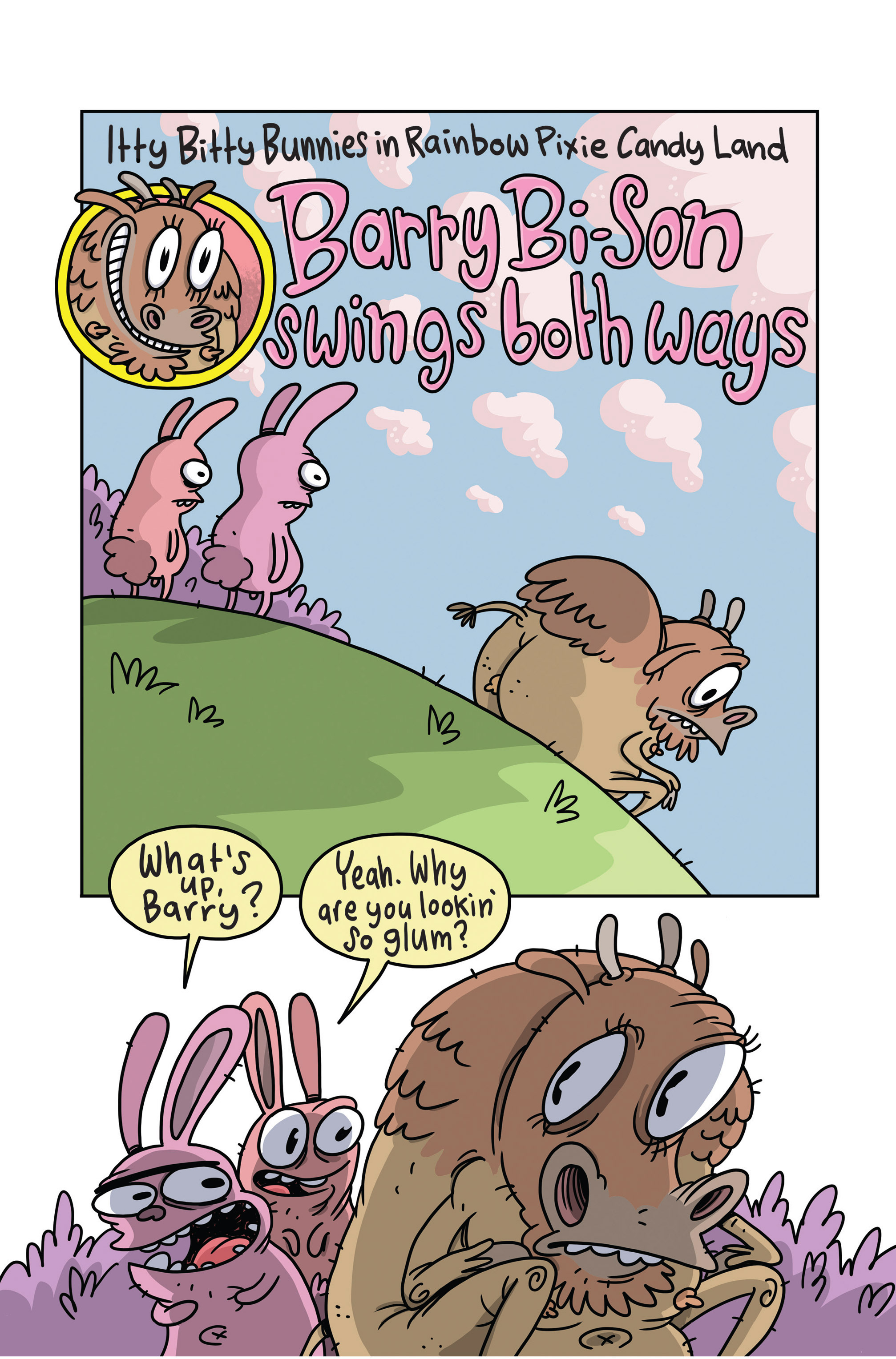 Read online Itty Bitty Bunnies In Rainbow Pixie Candy Land: Bong Genie comic -  Issue # Full - 21